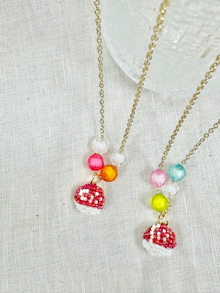 Hand beaded kids necklace - Singapore -