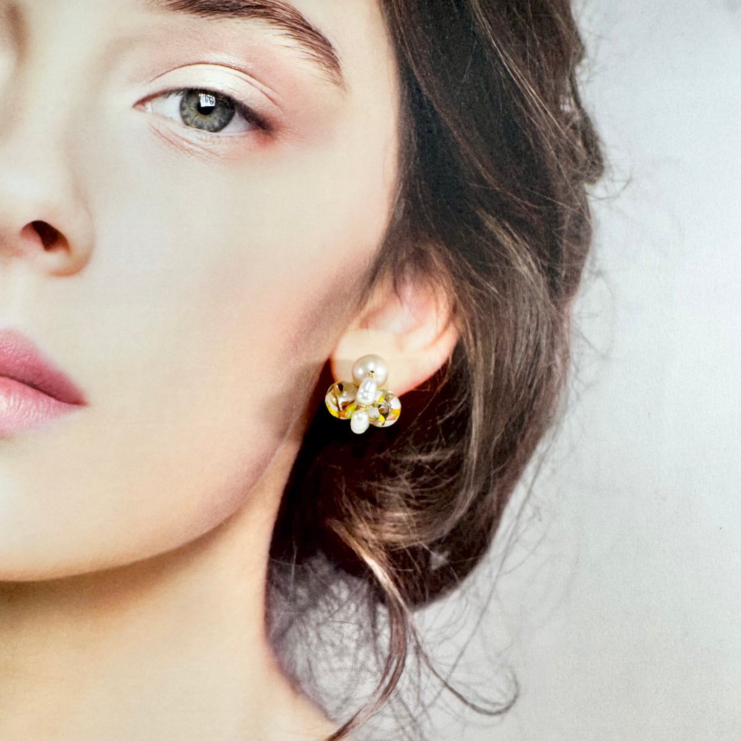 Bee Divine honey bee earrings handcrafted from upcycled plastic, featuring delicate bee-inspired designs with lightweight, eco-friendly materials. A sustainable statement piece for nature lovers.
