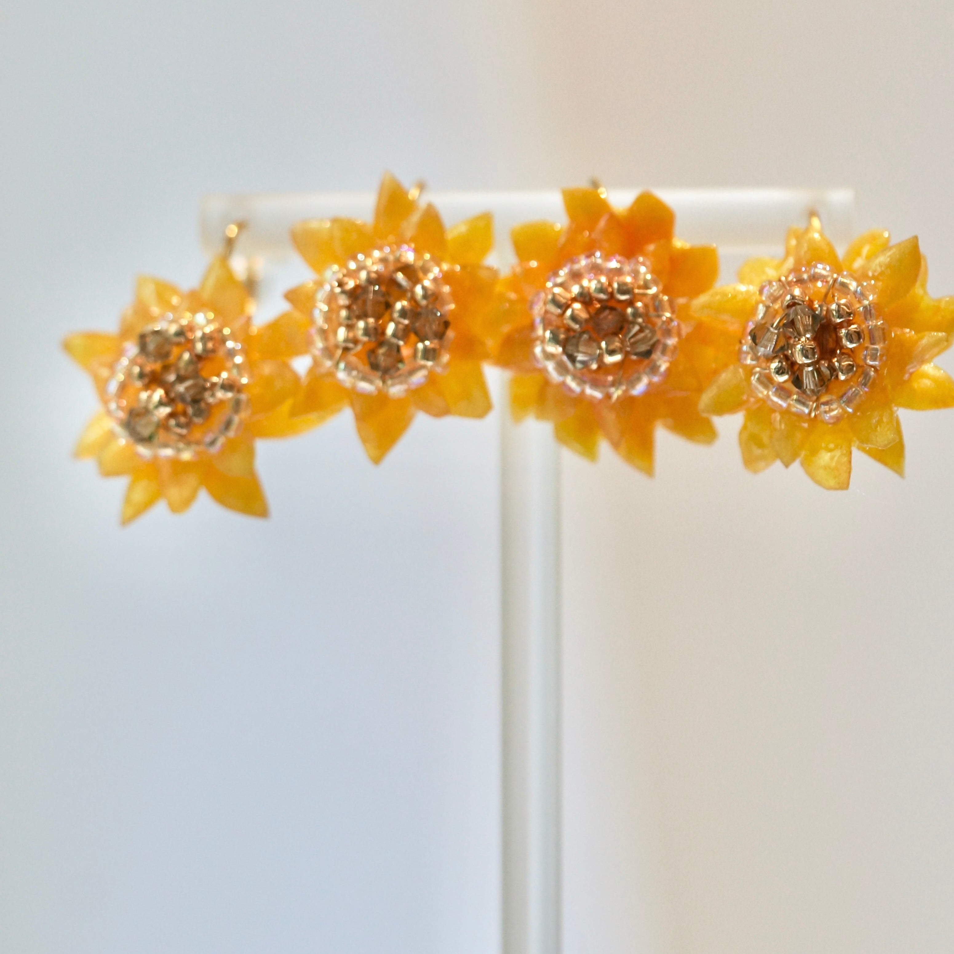 Sunny Sunflower Earrings
