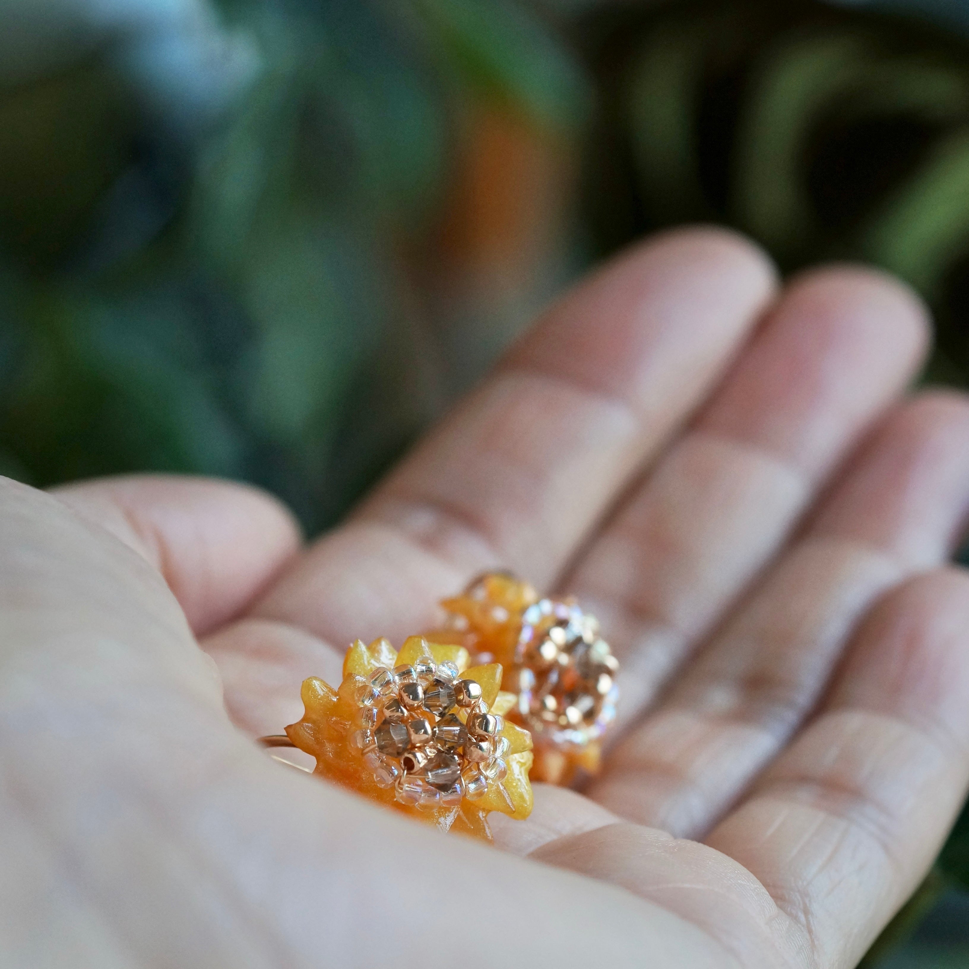 Sunny Sunflower Earrings