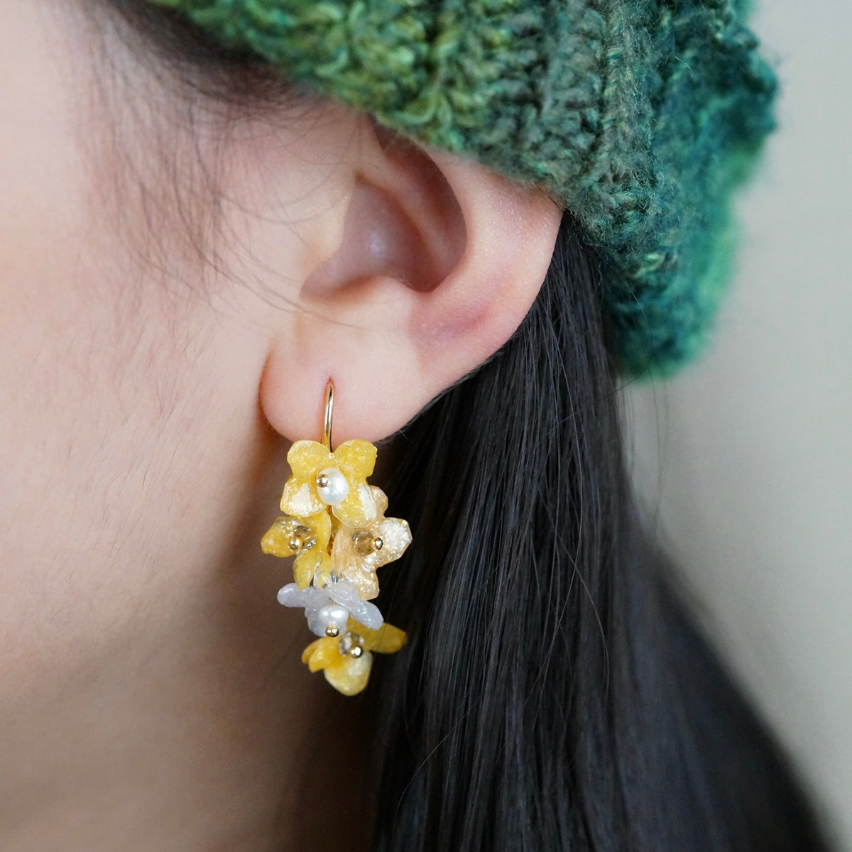 Sweet Osmanthus Earrings - Citrus