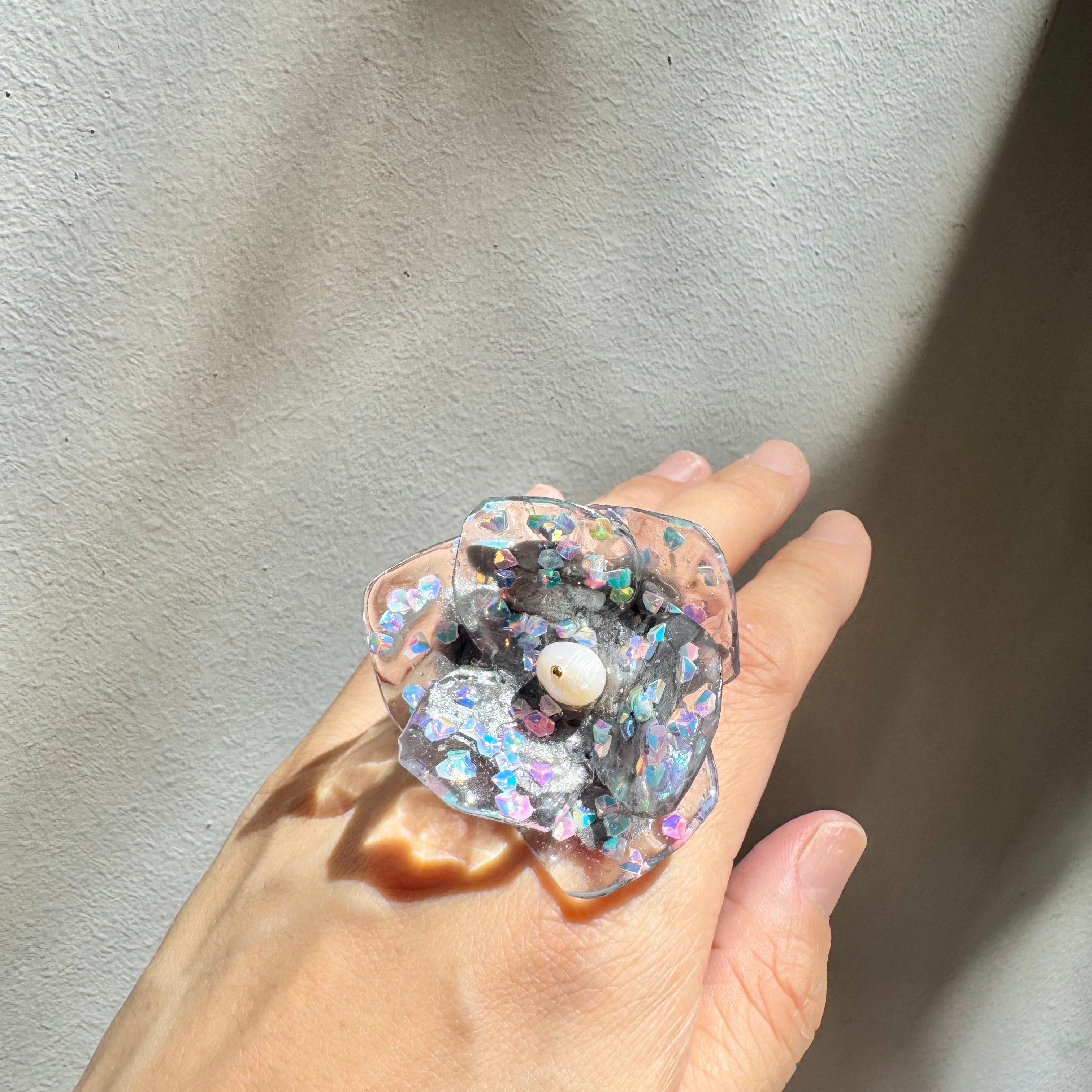 Fairy Prism Bloom Ring - Stardust -