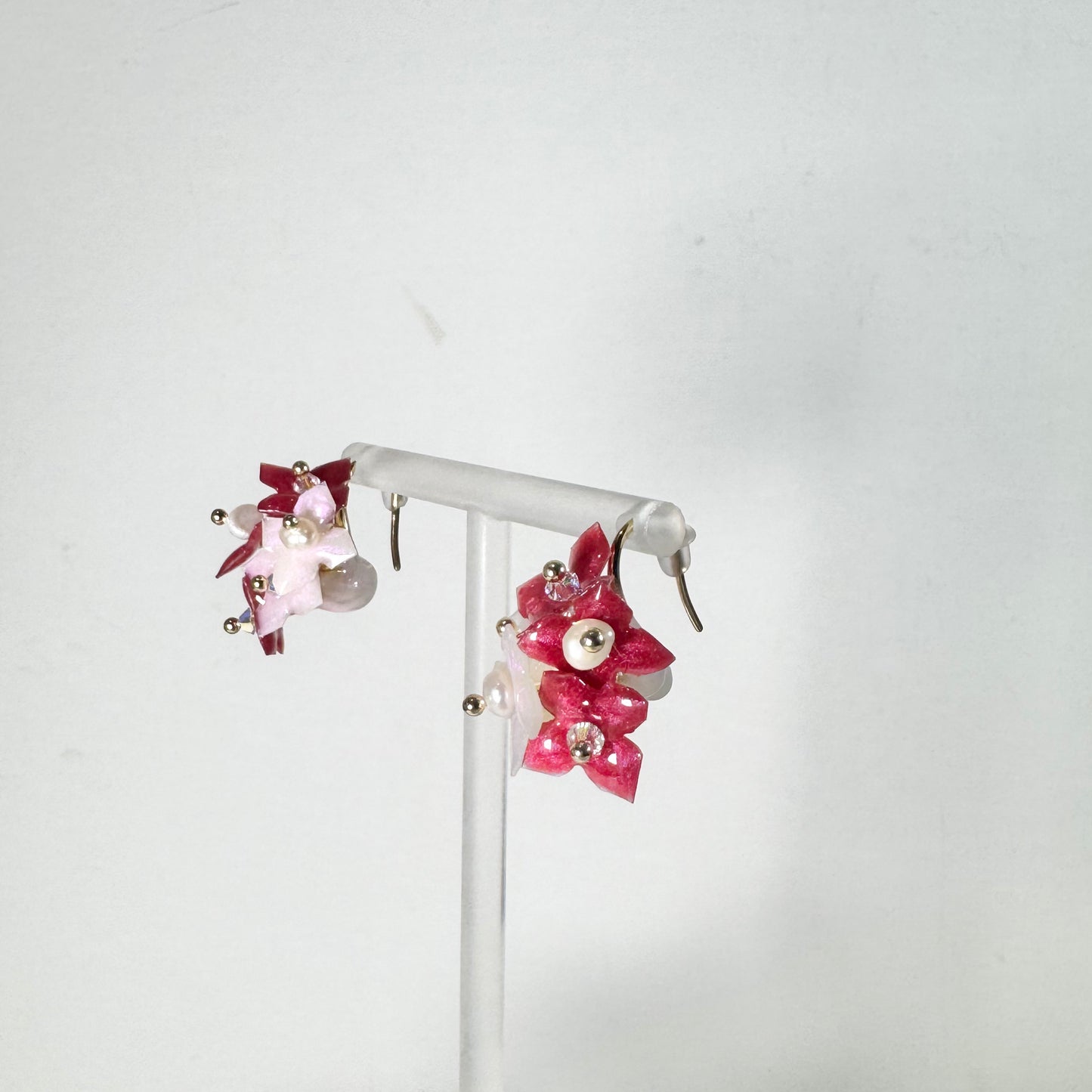 Hydrangea Bloom Earrings - SG60 Edition -