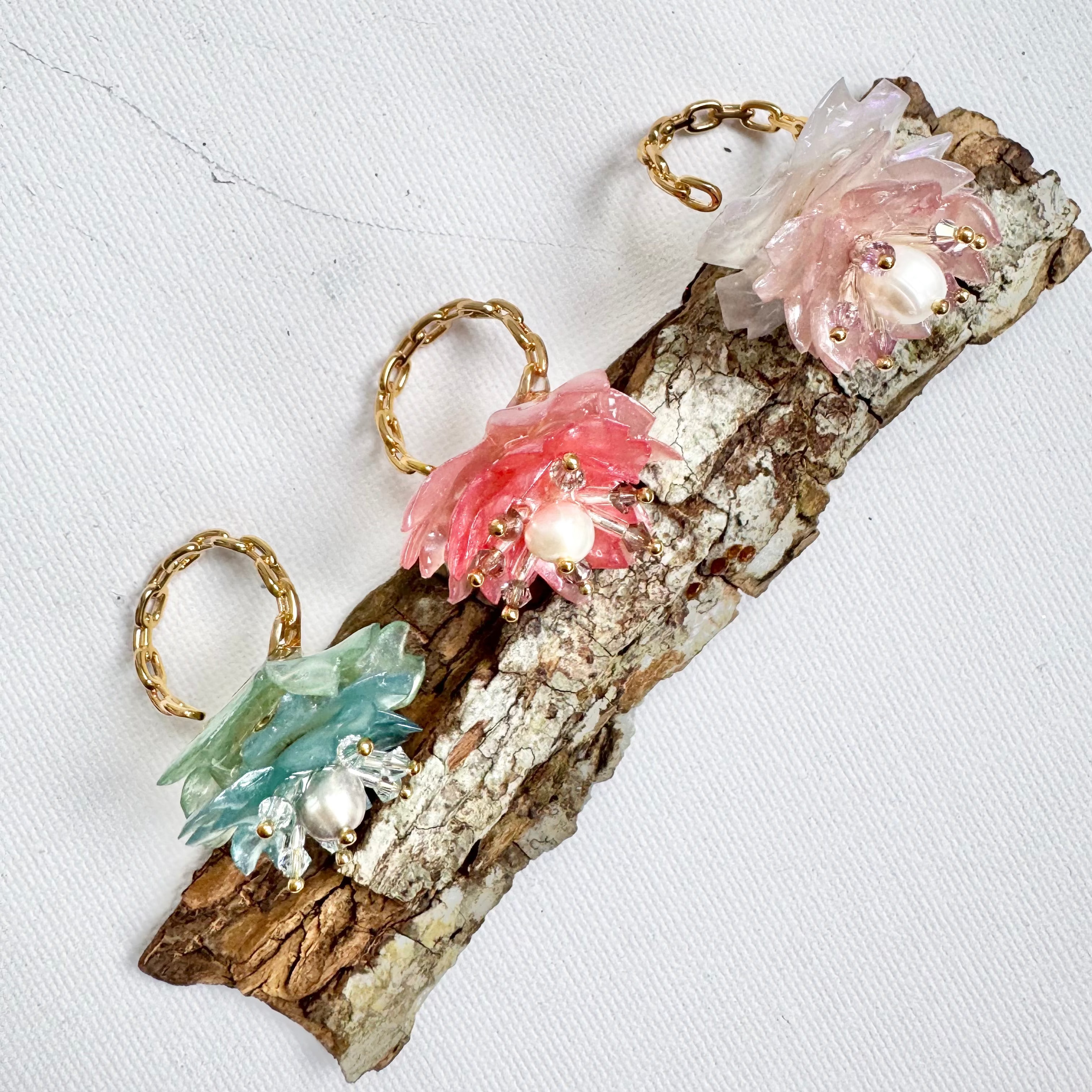 Sakura Veil Ring - Airy Blue -