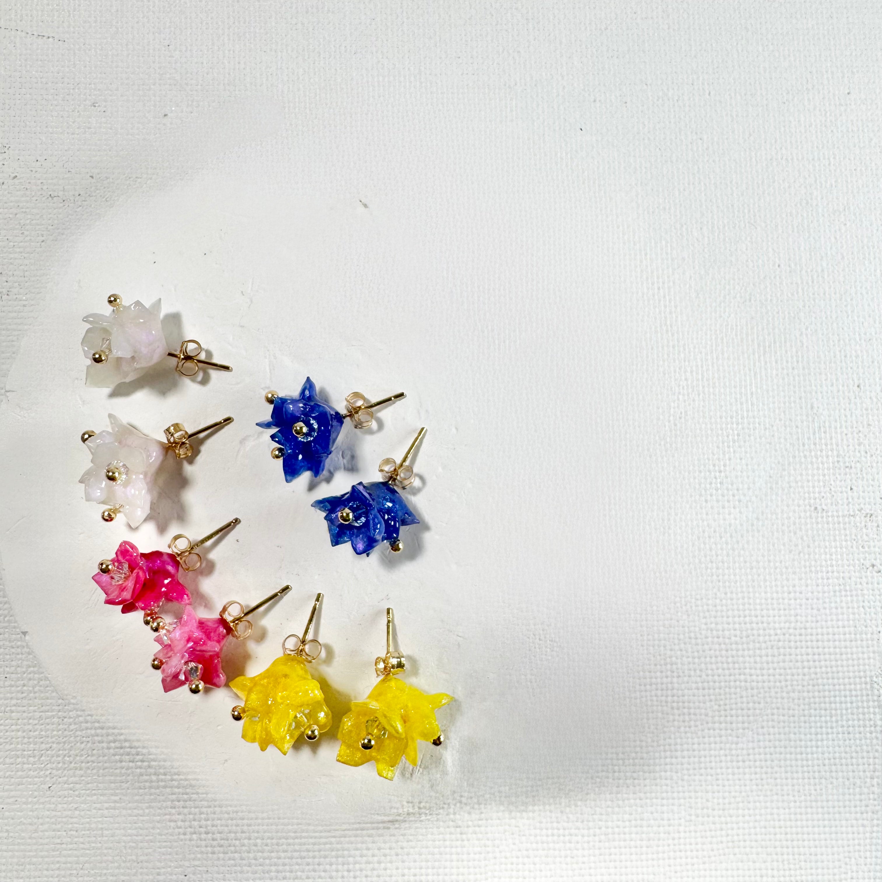 Tiny Pop Earrings - Yuzu Fizz -