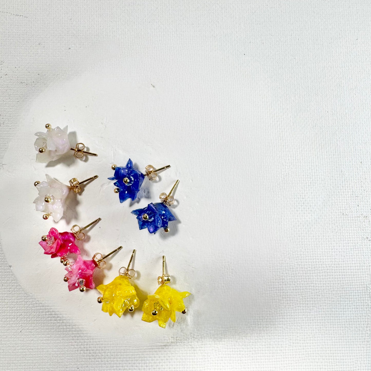 Tiny Pop Earrings - Yuzu Fizz -