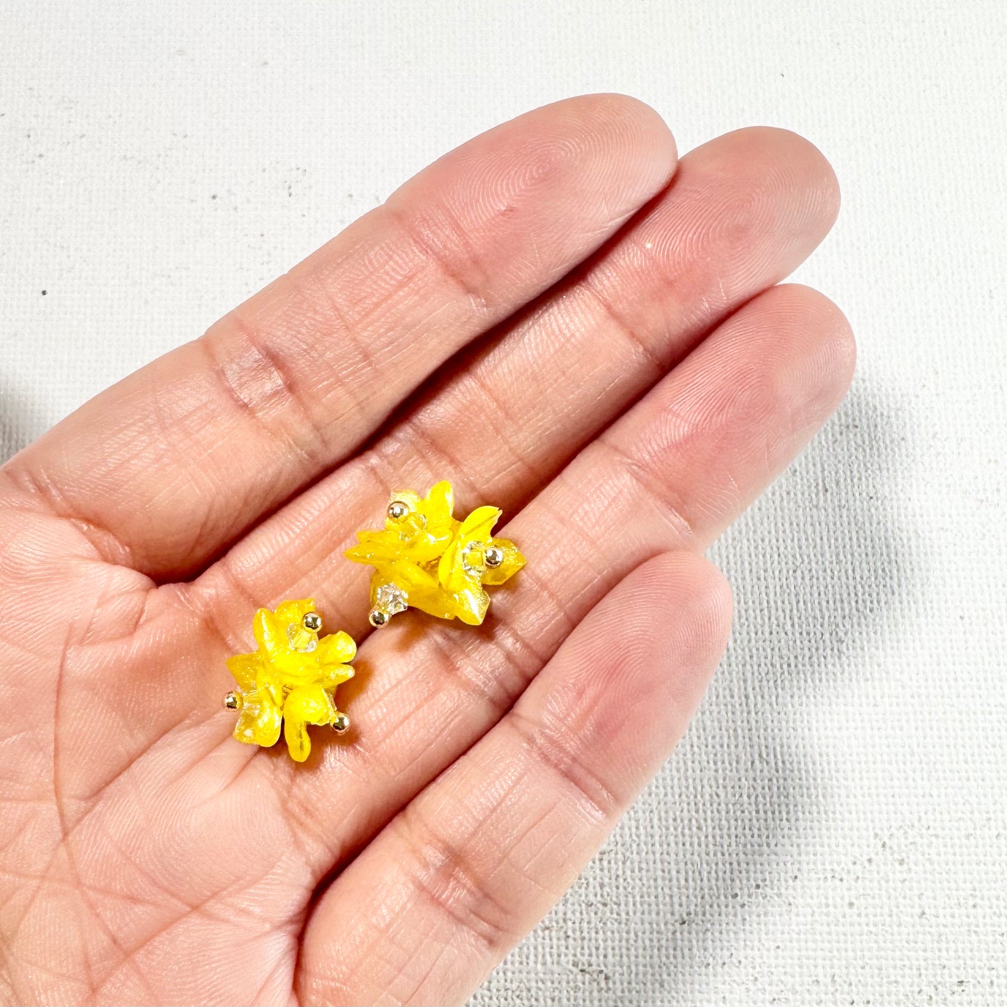 Tiny Pop Earrings - Yuzu Fizz -