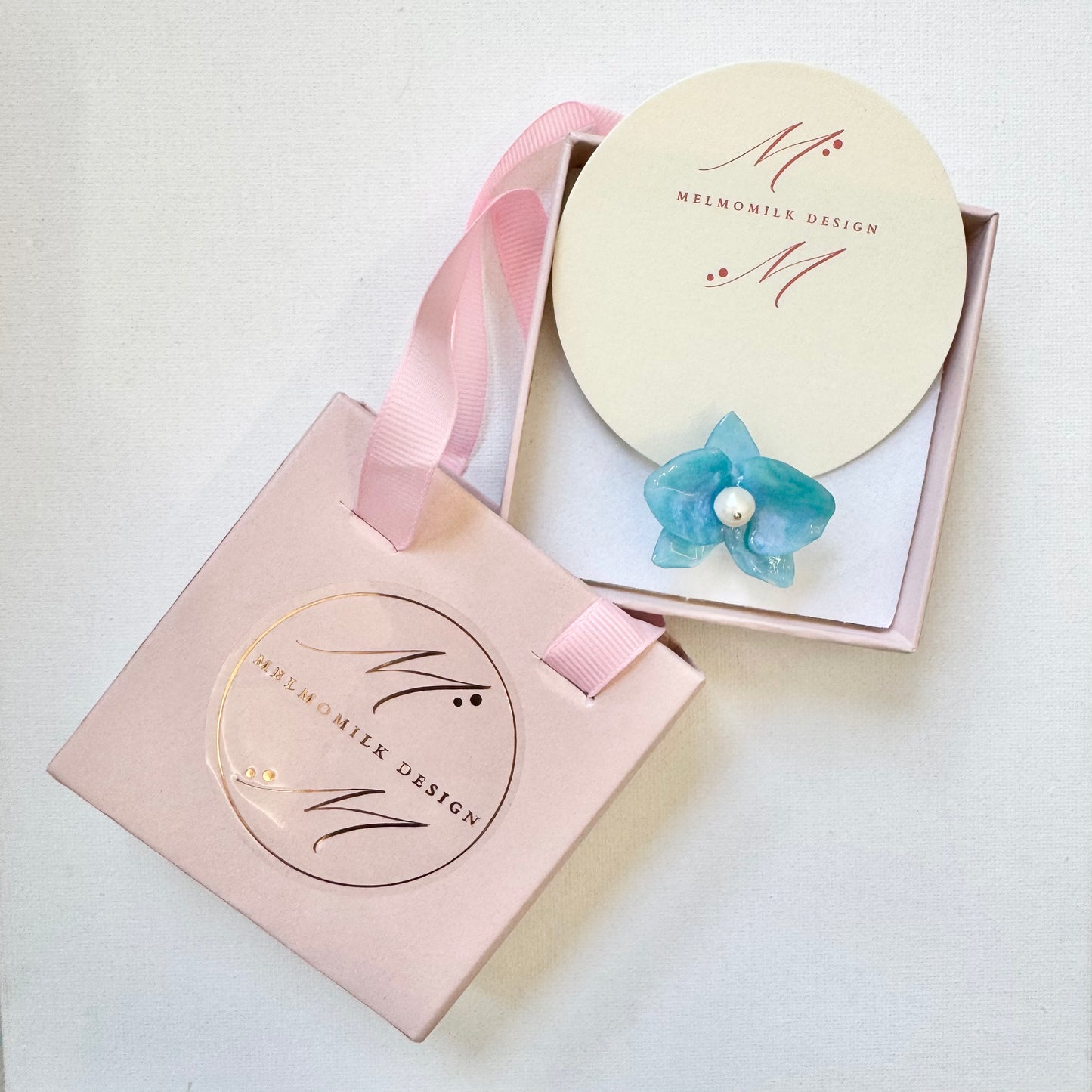 Eternal Orchid Ring - Milky Opal -