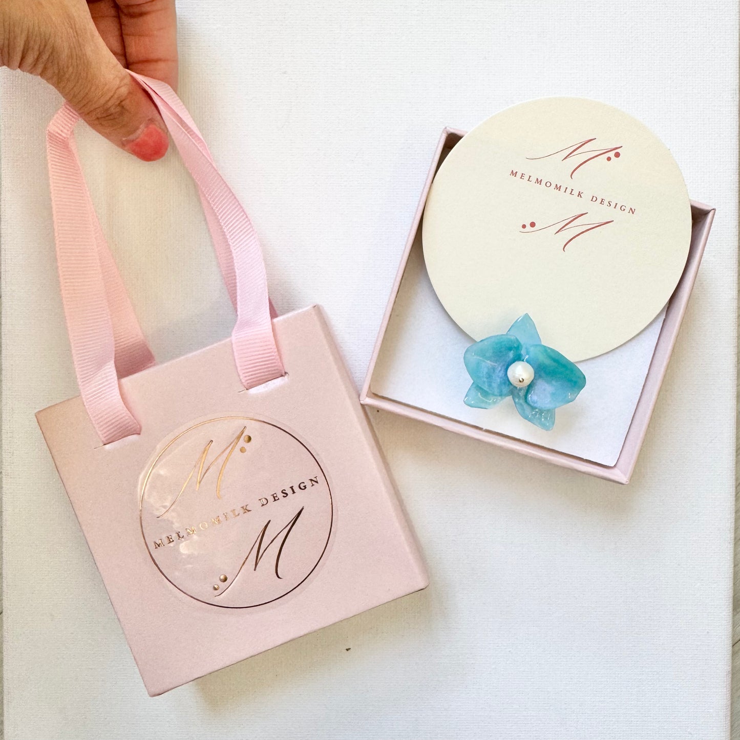 Eternal Orchid Ring - Milky Opal -