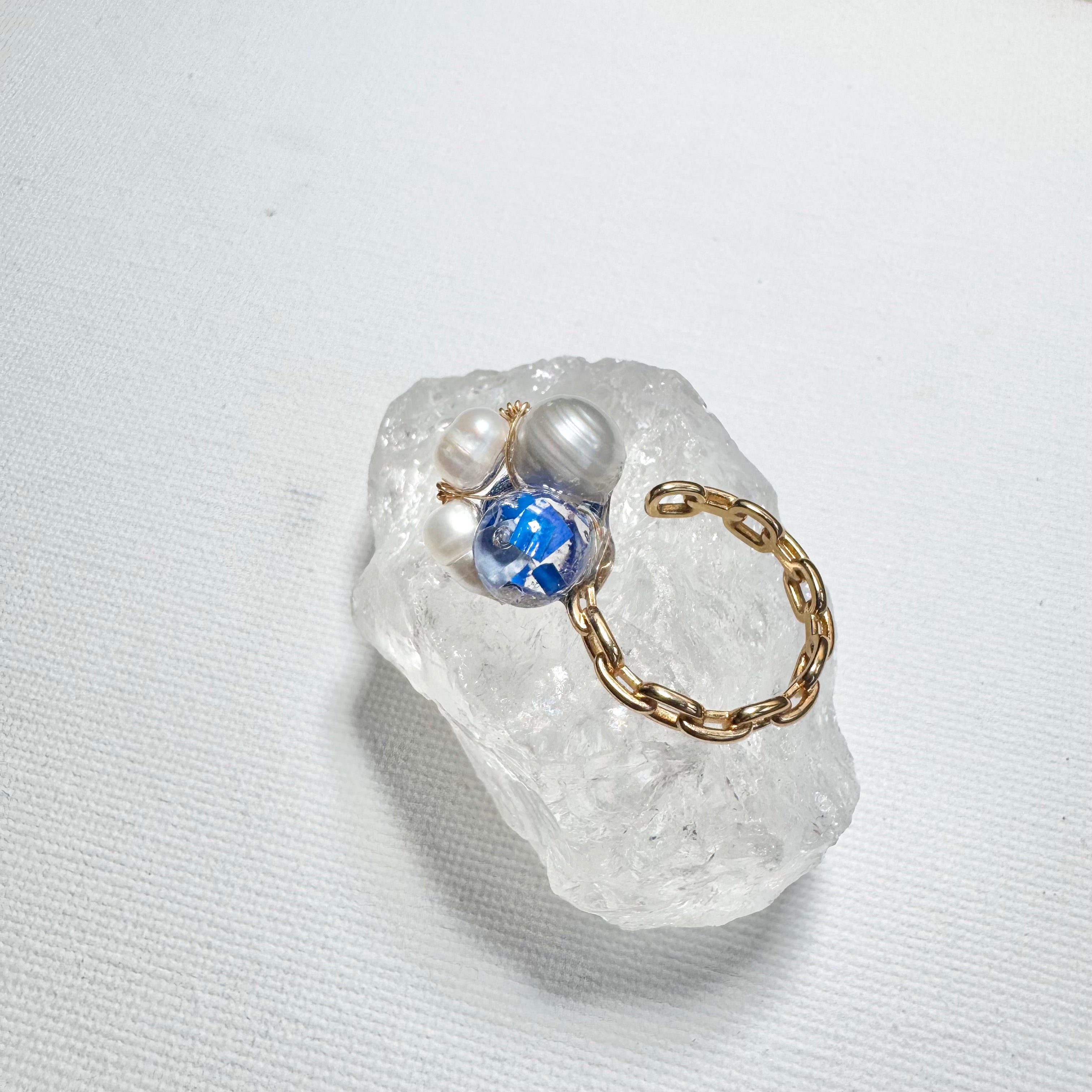 Bee Divine Ring - Blue Bee -