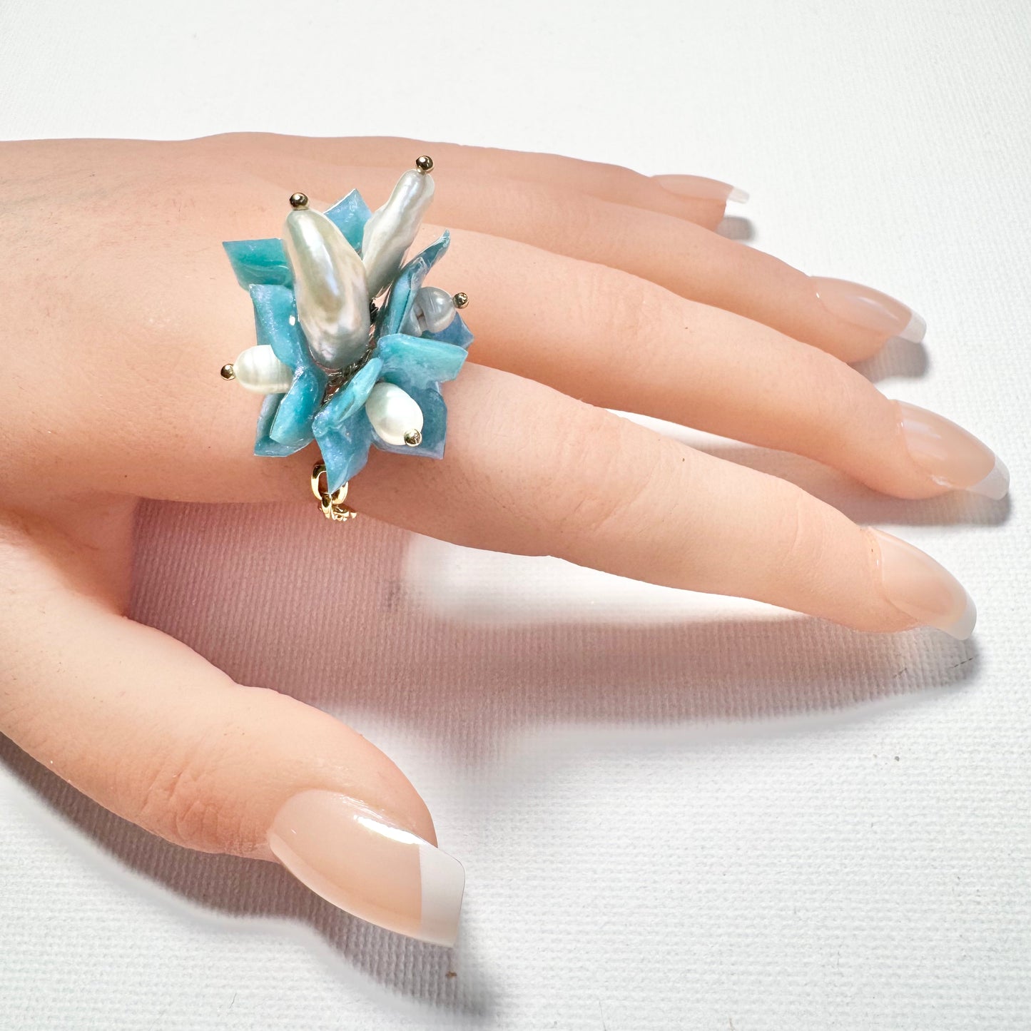 Lilac Fantasy Ring - Milky Opal -