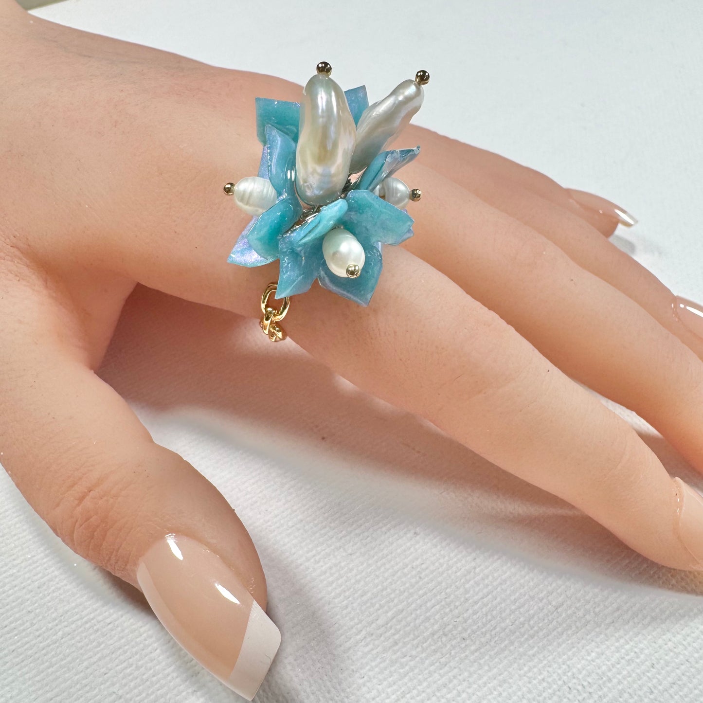 Lilac Fantasy Ring - Milky Opal -