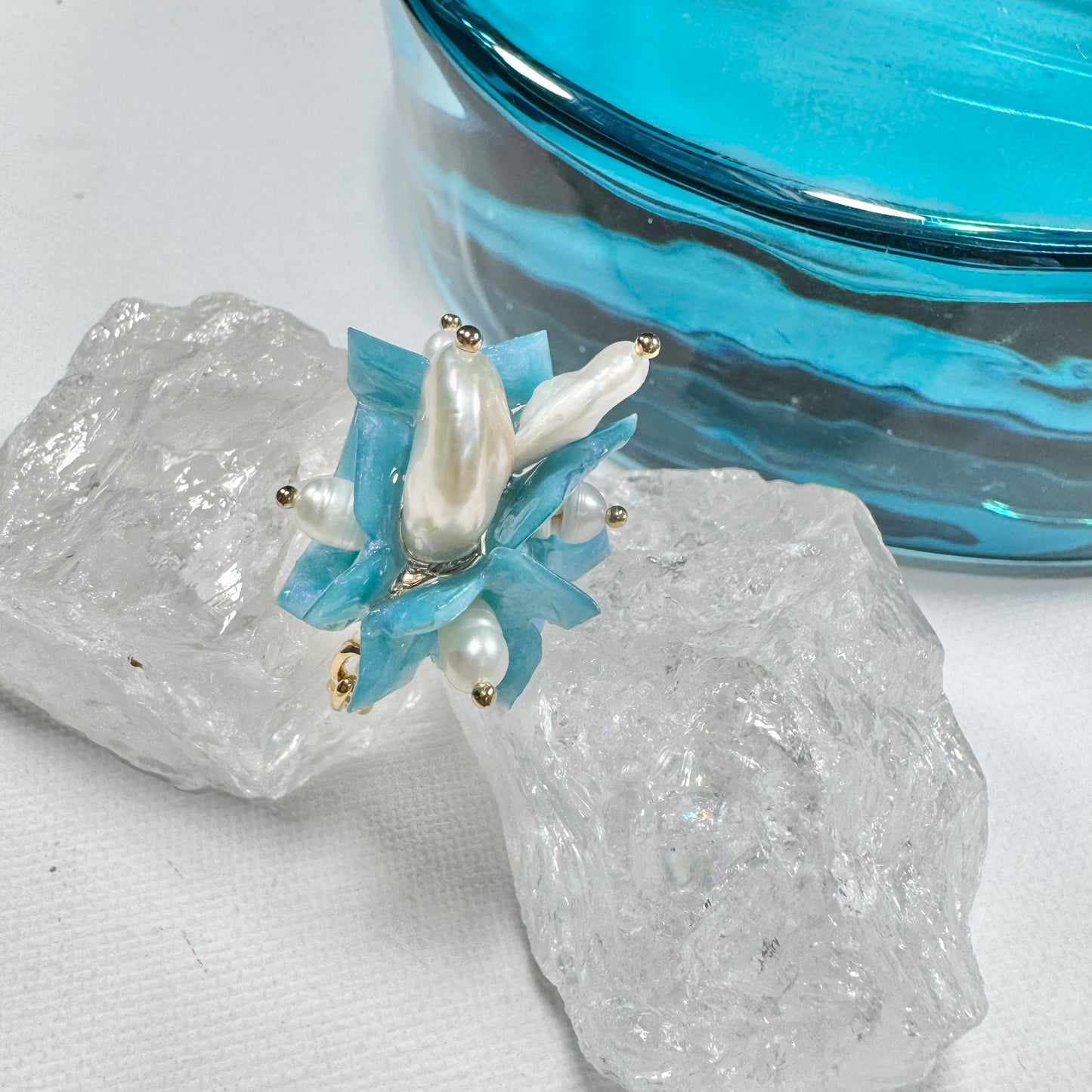 Lilac Fantasy Ring - Milky Opal -