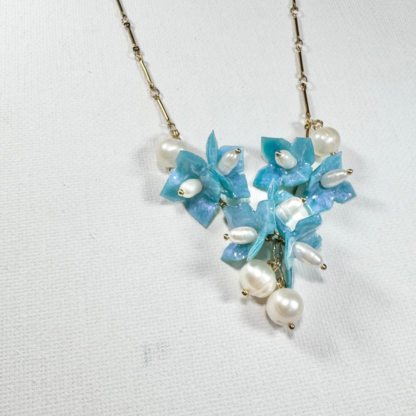 Lilac Fantasy Necklace - Milky Opal -