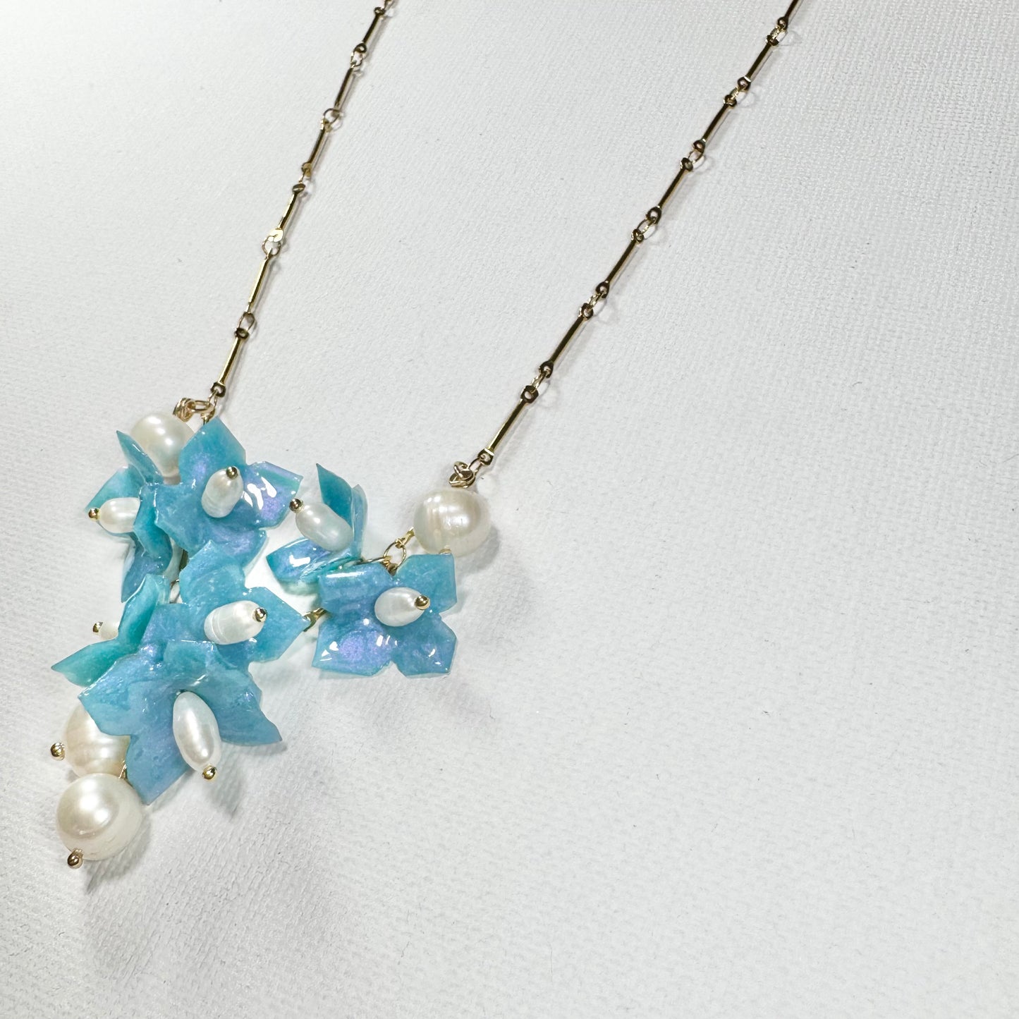 Lilac Fantasy Necklace - Milky Opal -