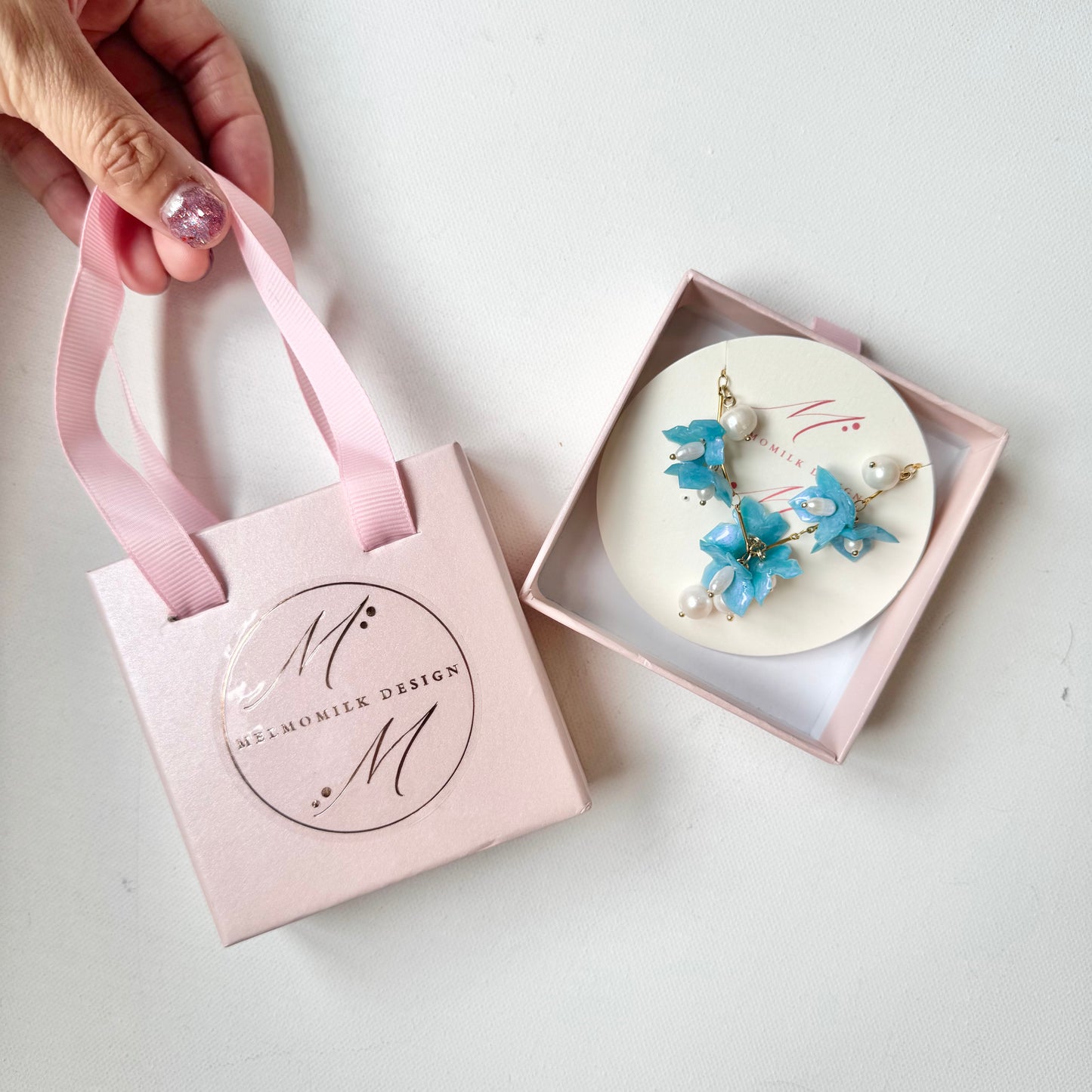 Lilac Fantasy Necklace - Milky Opal -