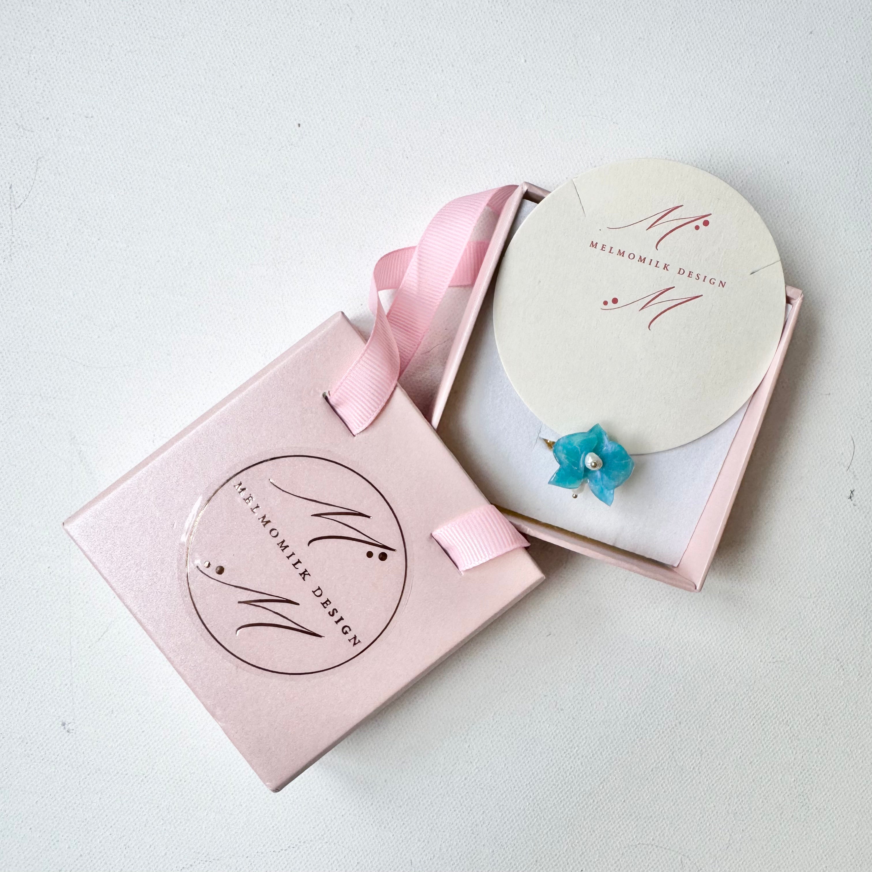 Dainty Orchid Ring - Milky Opal -