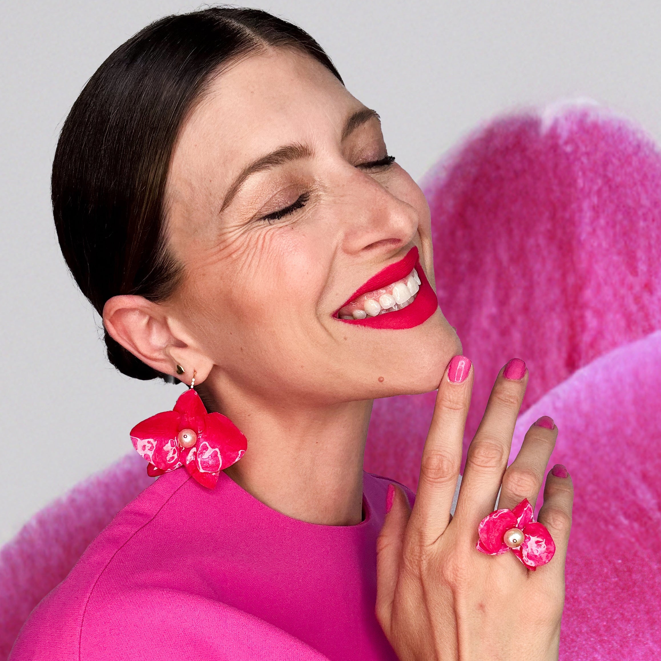 Eternal Orchid Ring - Petals of Passion -