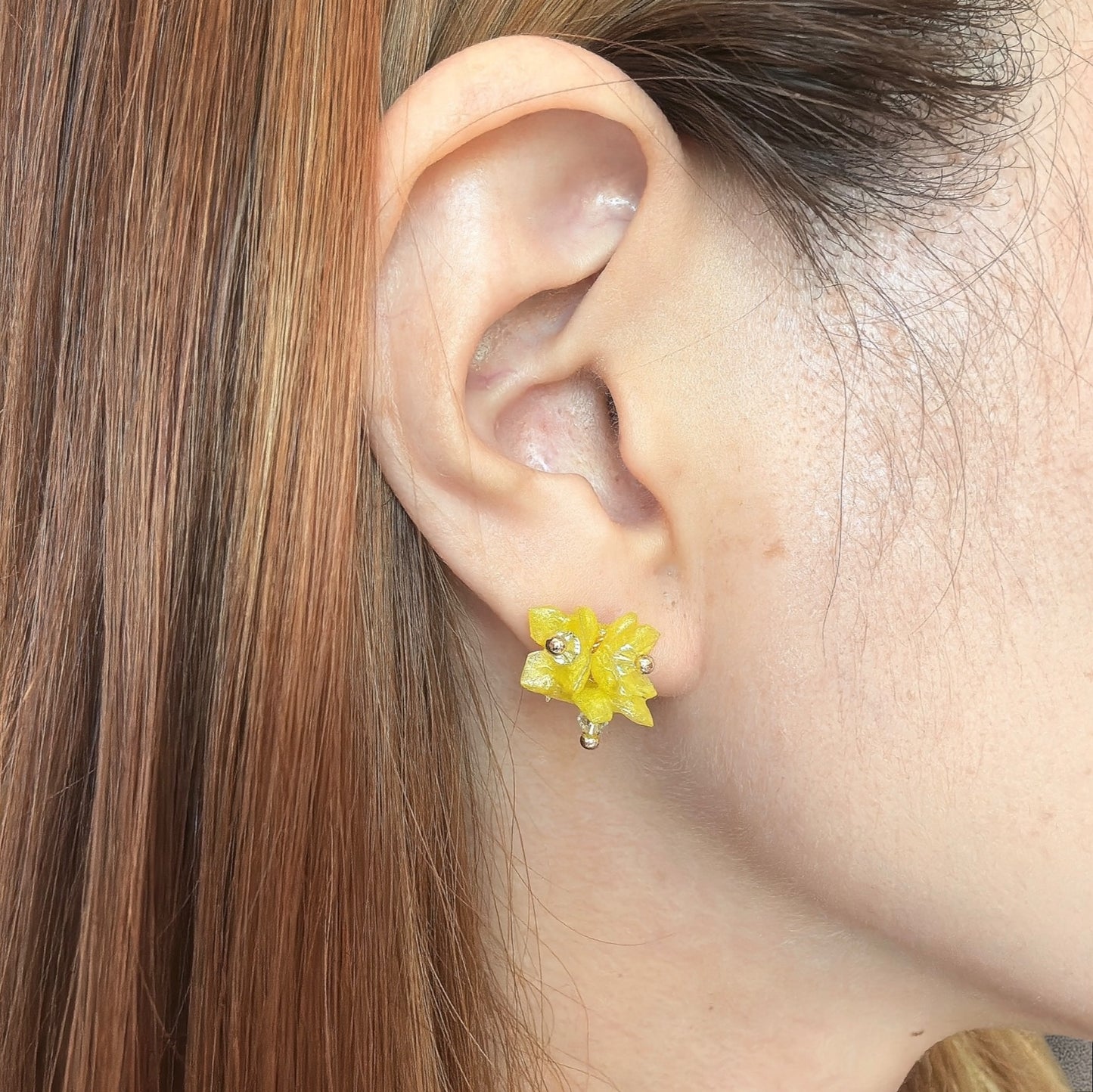 Tiny Pop Earrings - Yuzu Fizz -