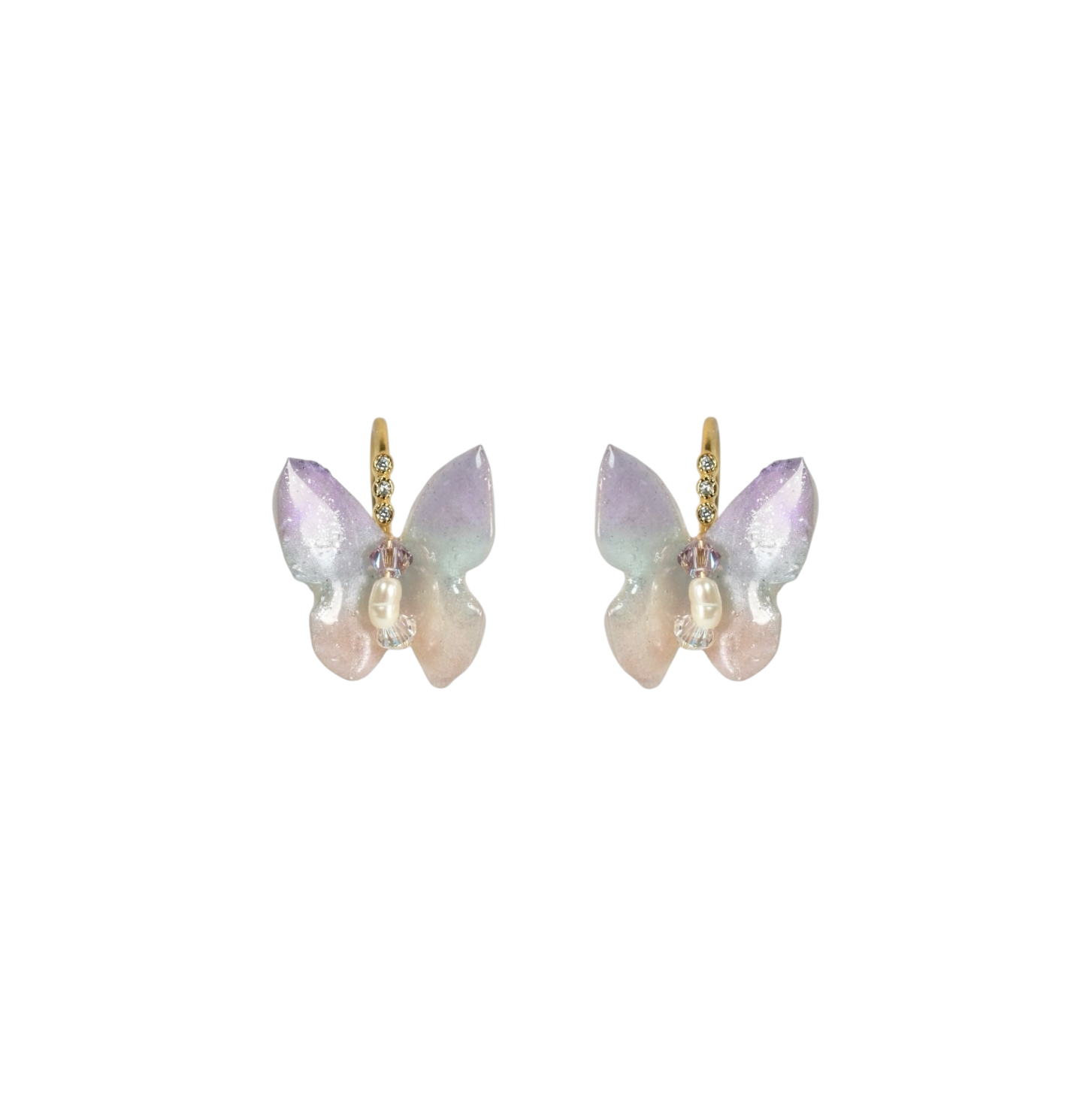 Aurora Morpho Butterfly Earrings