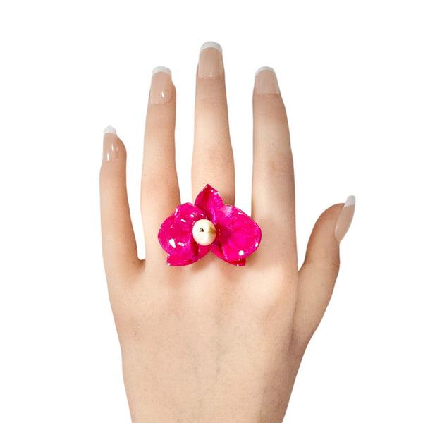 Eternal Orchid Ring - Petals of Passion -