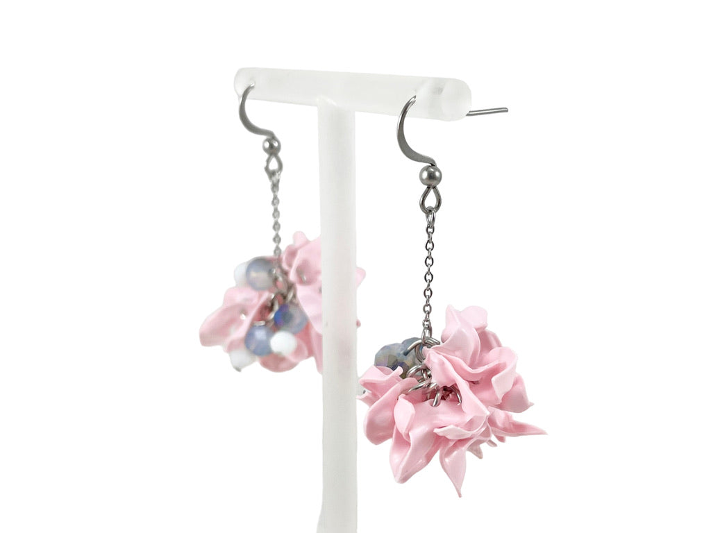 Upcycled earrings - sakura -