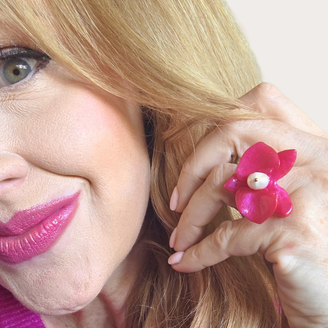 Eternal Orchid Ring - Petals of Passion -