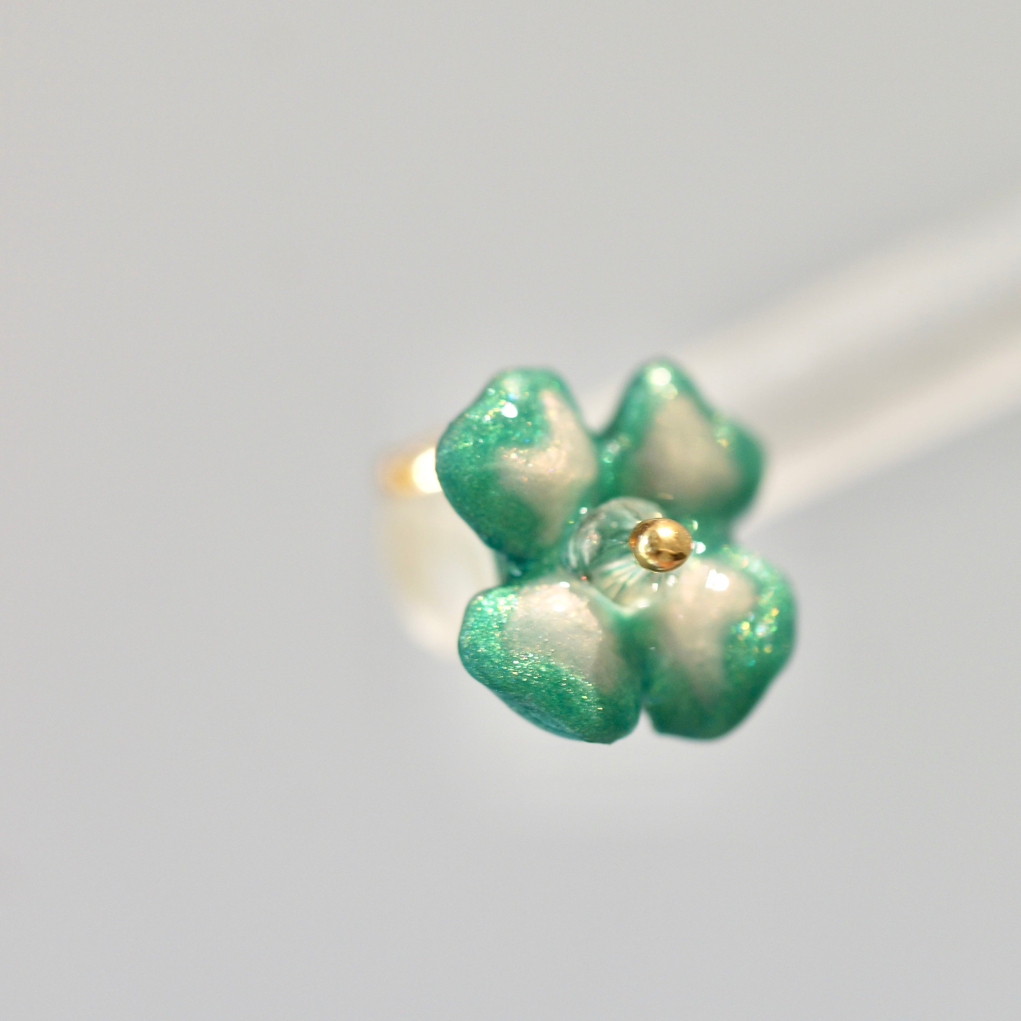 Happy Four Leaf Clover Earrings