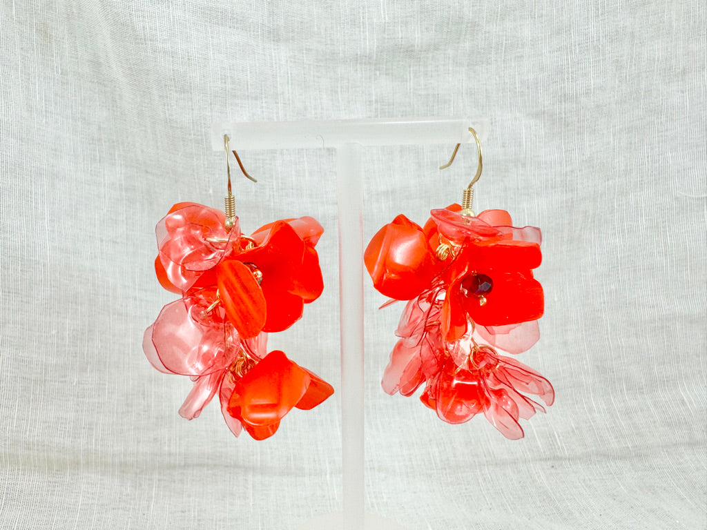 Upcycled earrings - Holiday - 14KGF