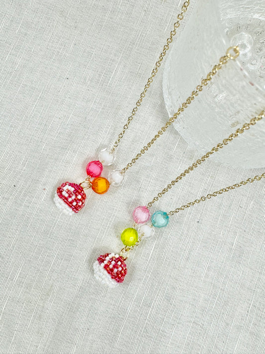 Hand beaded kids necklace - Singapore -