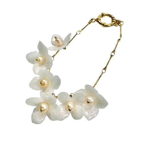 ライラック・ファンタジー・ブレスレット - アイボリードリーム -