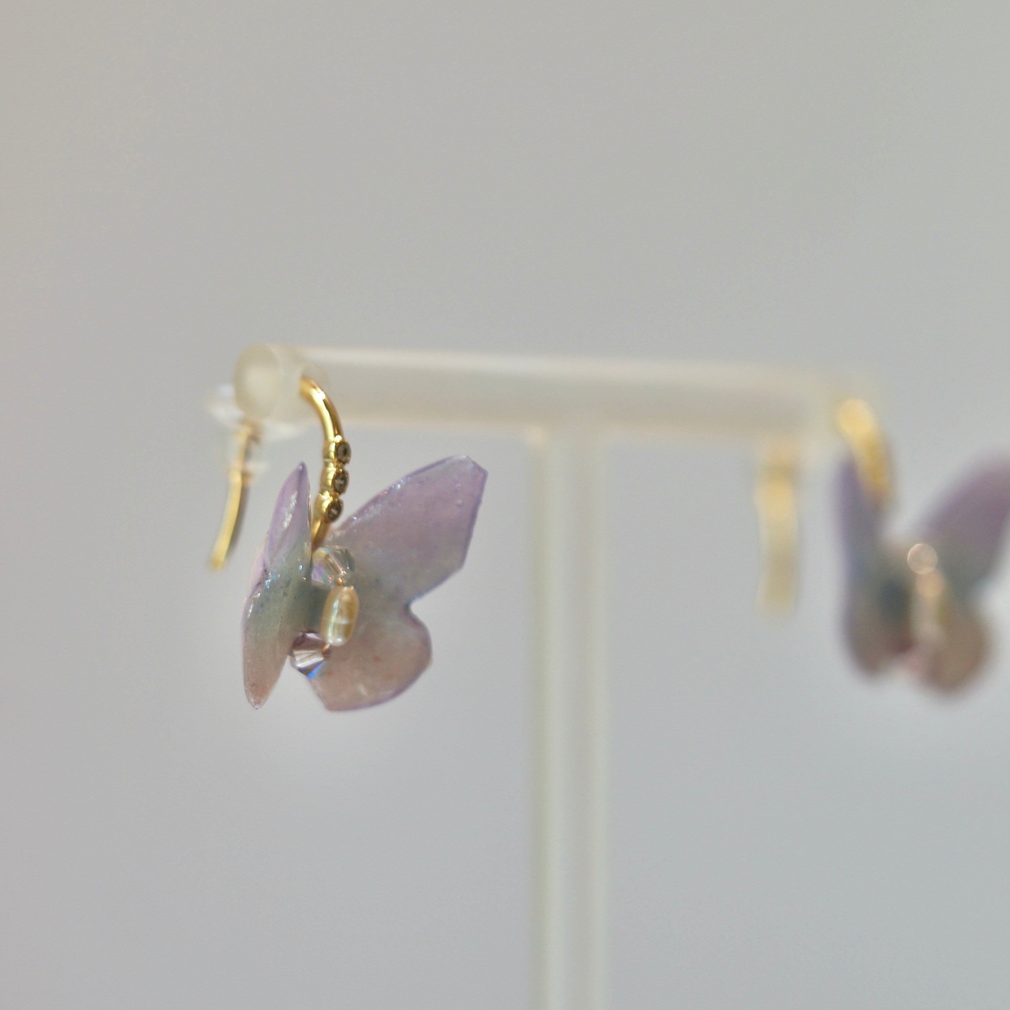 Aurora Morpho Butterfly Earrings