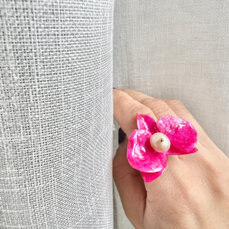 Eternal Orchid Ring - Petals of Passion -