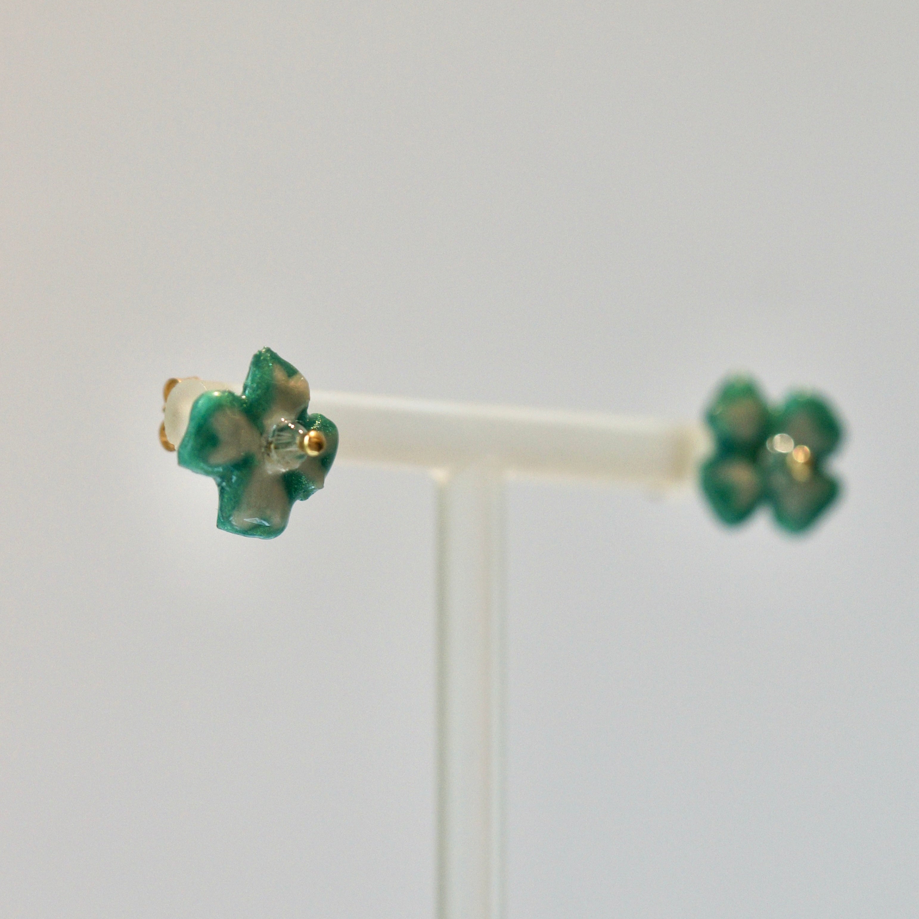 Happy Four Leaf Clover Earrings