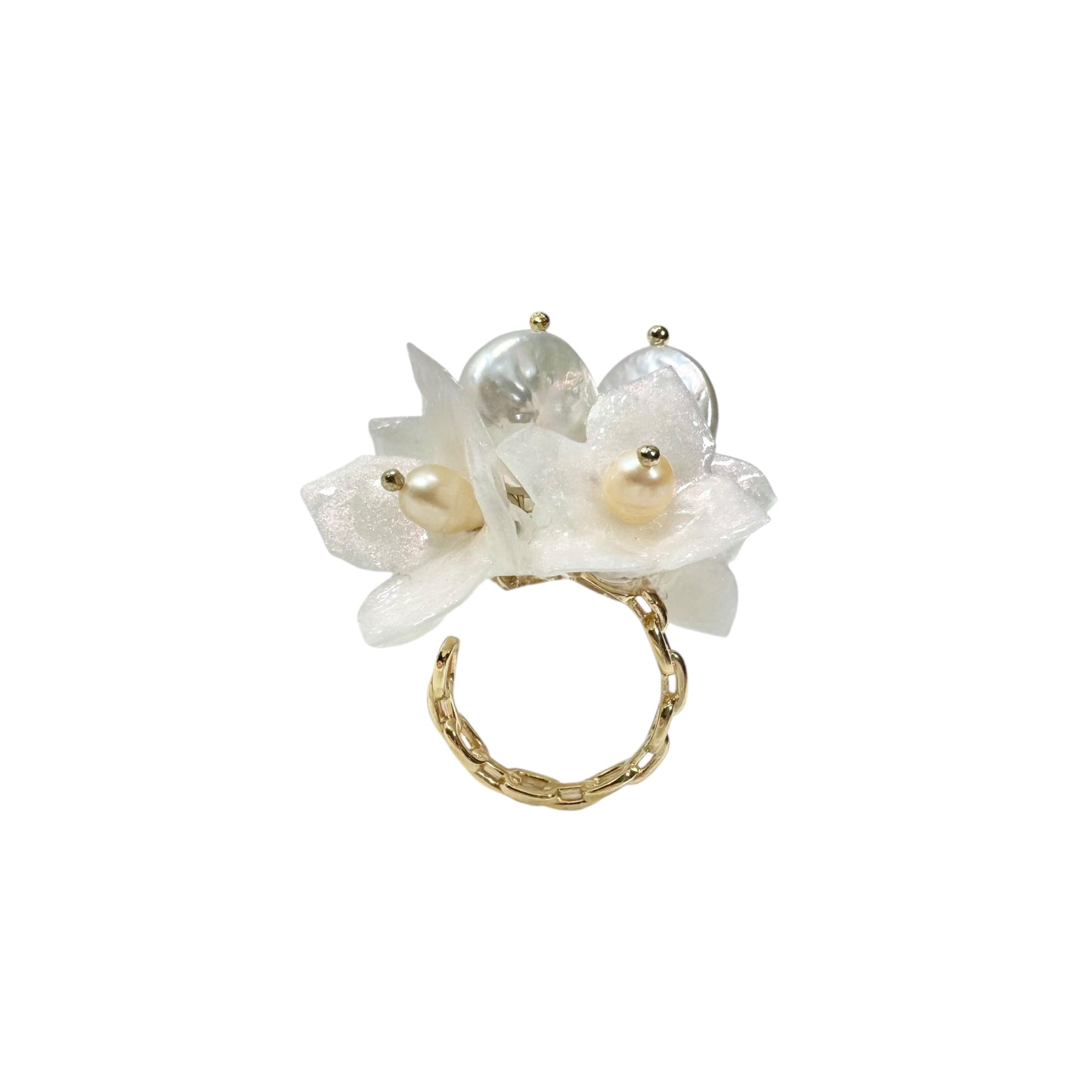 Lilac Fantasy Ring - Pearl White -