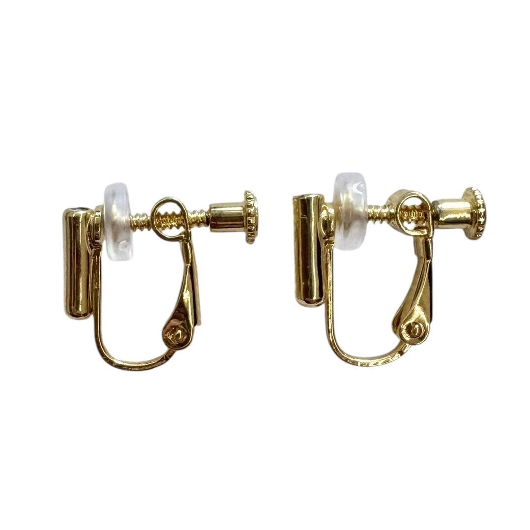 Eternal Orchid Earrings - Citrus Orange -