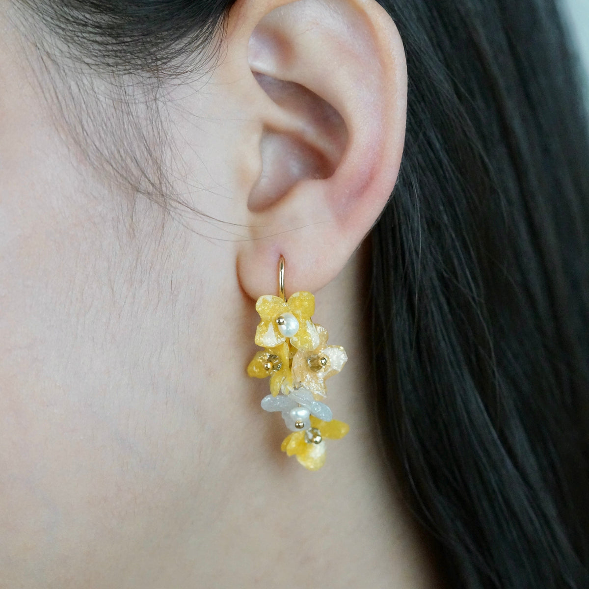 Sweet Osmanthus Earrings - Citrus