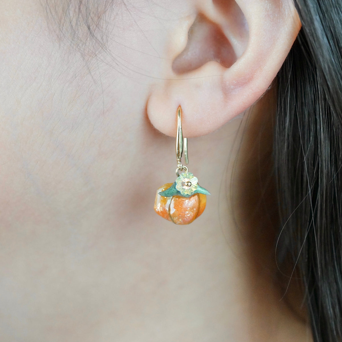 Twinkle Pumpkin Earrings