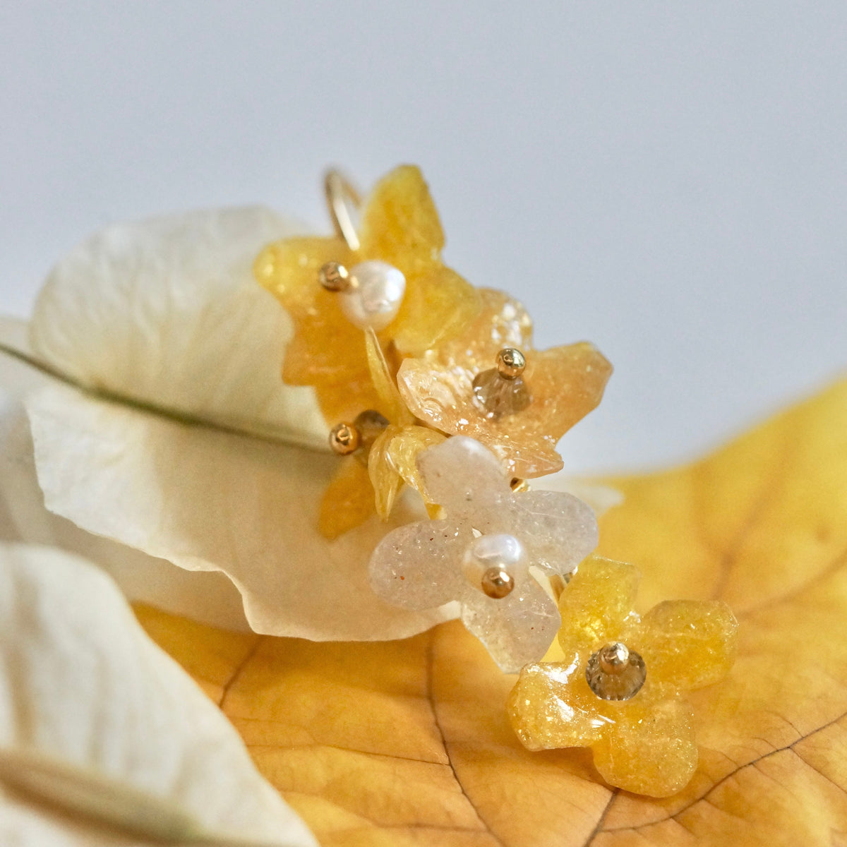 Sweet Osmanthus Earrings - Citrus