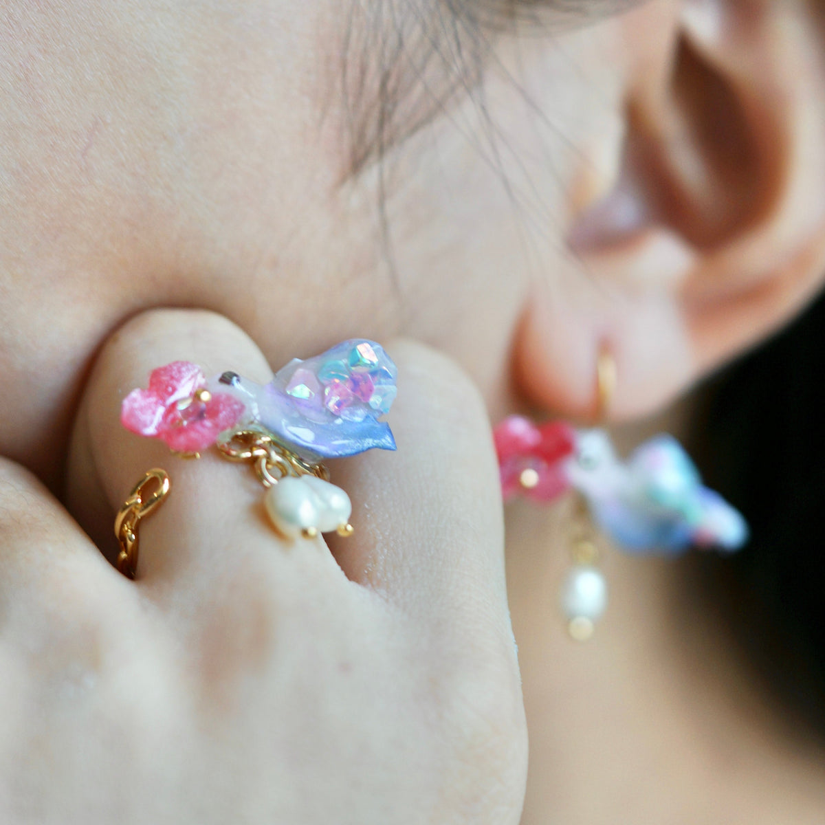Blue Jay Bird Ring