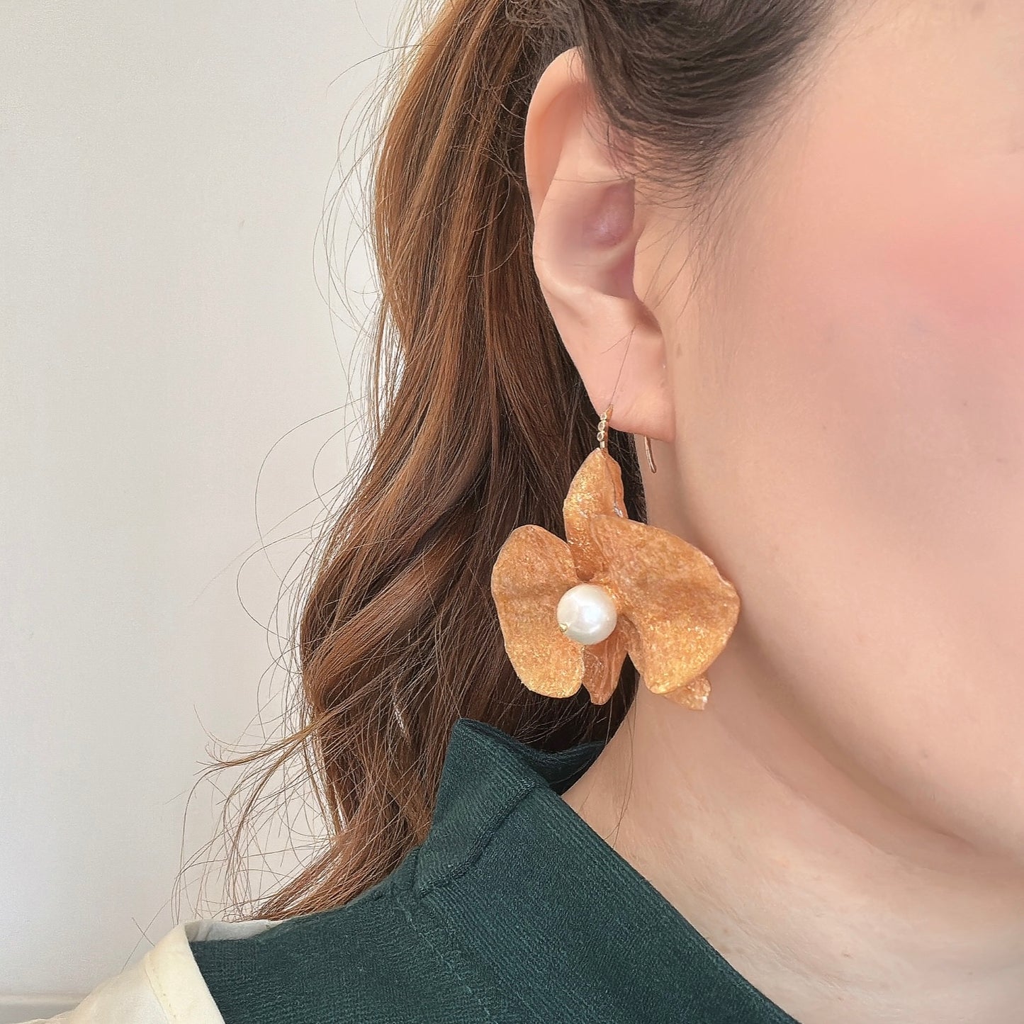 Eternal Orchid Earrings - Gold Holiday -