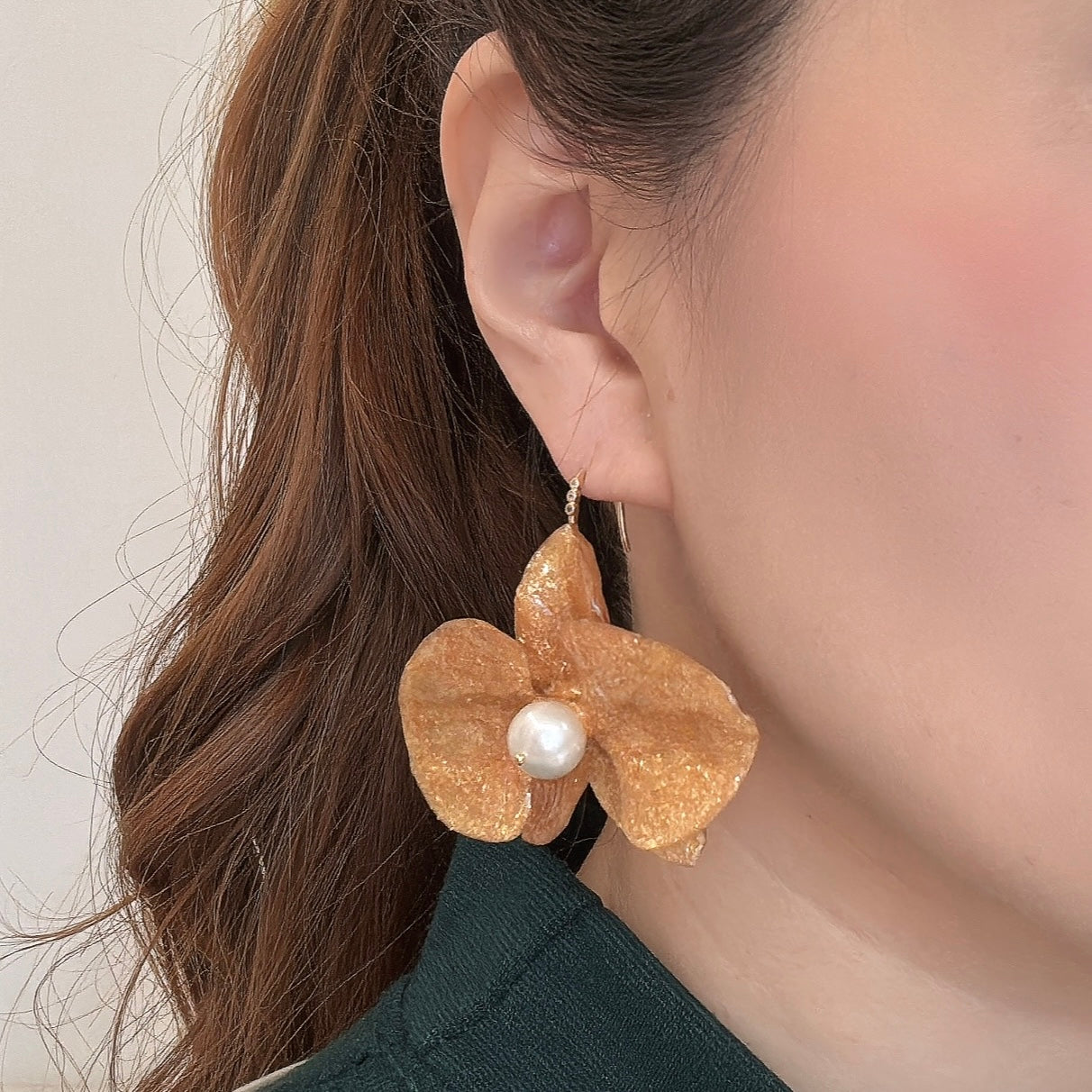 Eternal Orchid Earrings - Gold Holiday -