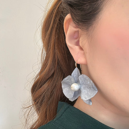 Eternal Orchid Earrings - Silver Holiday -