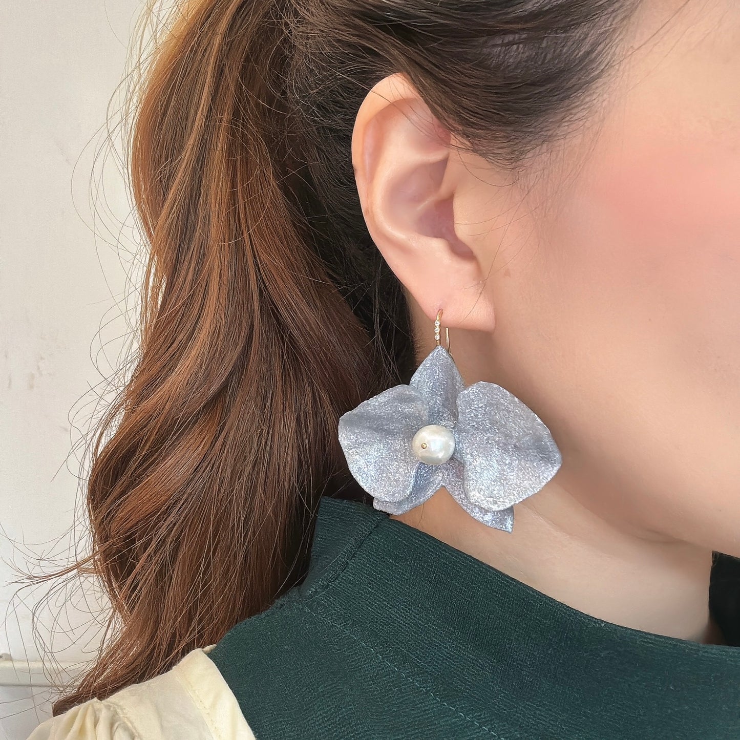 Eternal Orchid Earrings - Silver Holiday -