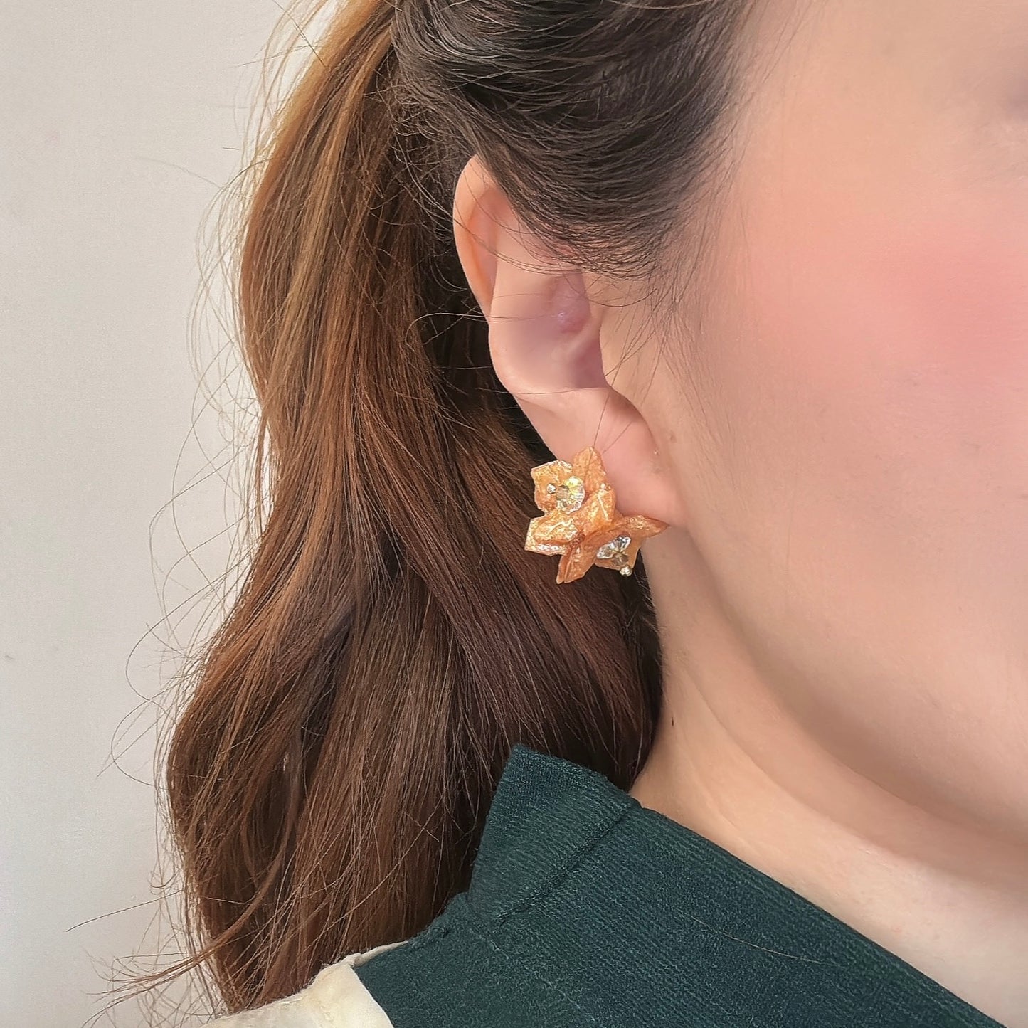 Lilac Fantasy Earrings - Gold Holiday -