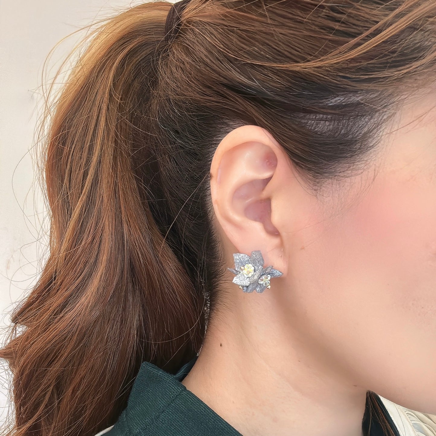 Lilac Fantasy Earrings - Silver Holiday -