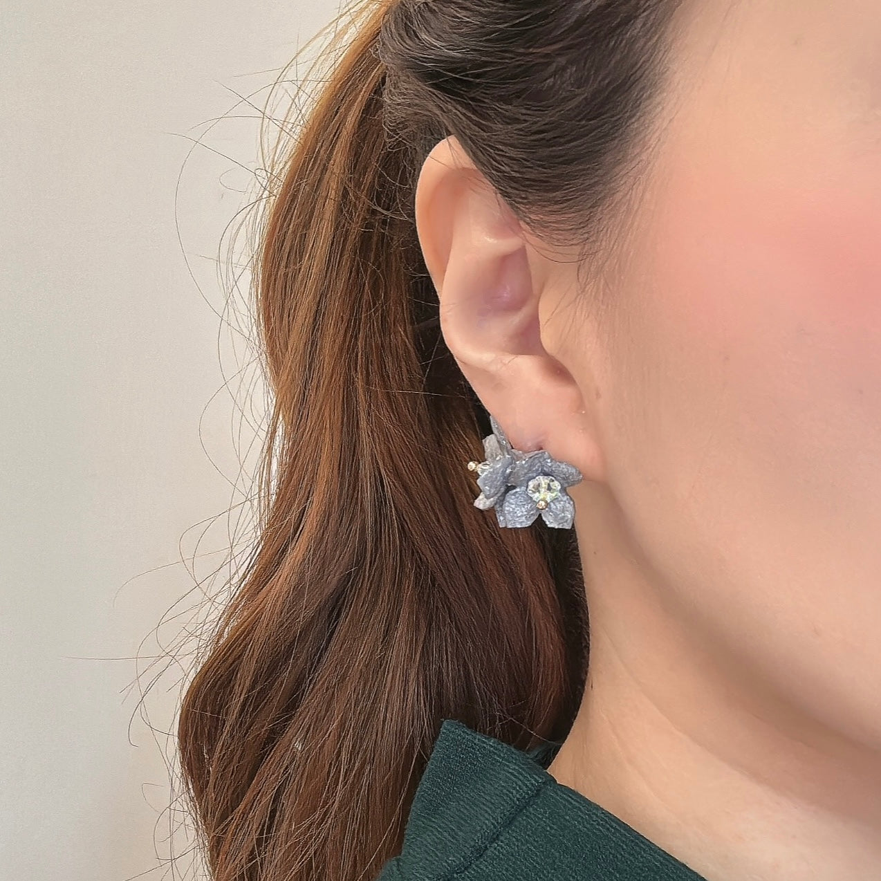 Lilac Fantasy Earrings - Silver Holiday -