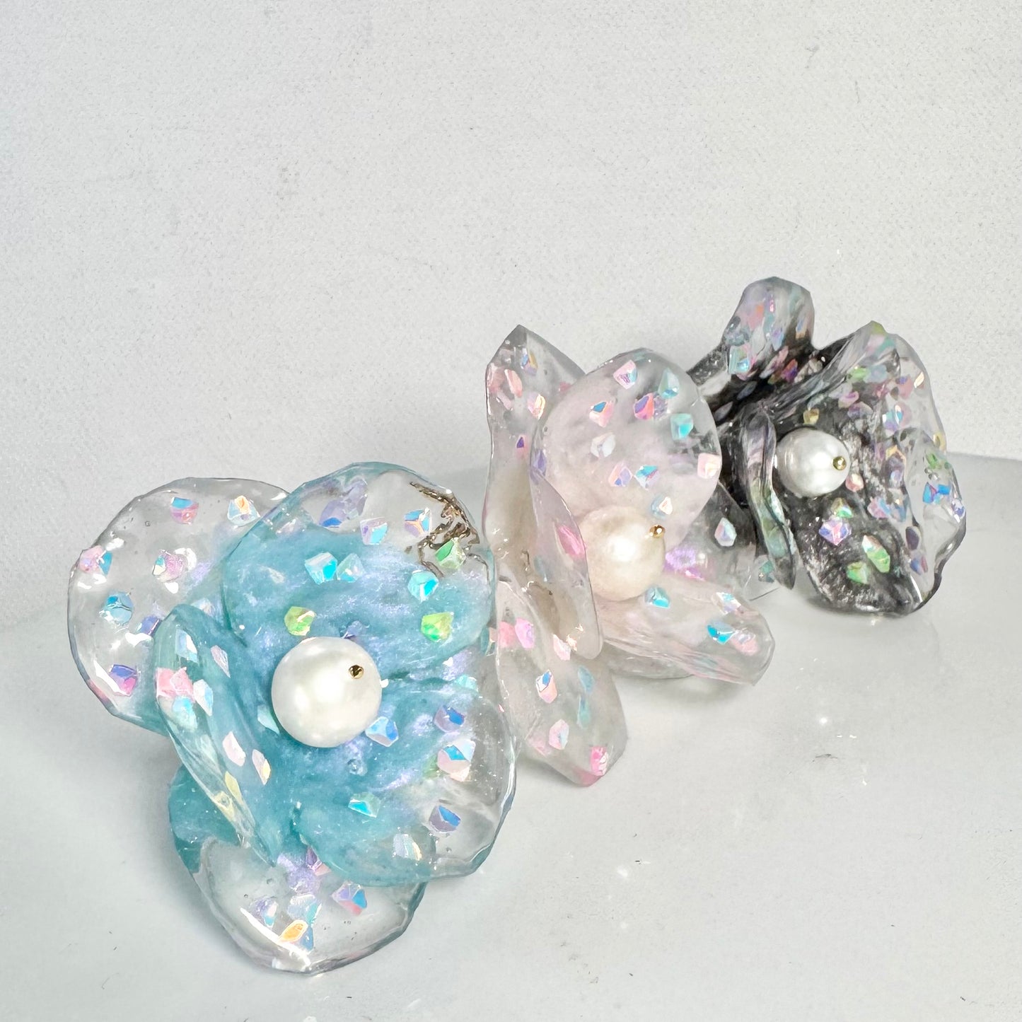 Fairy Prism Bloom Ring - Cosmic Blue -