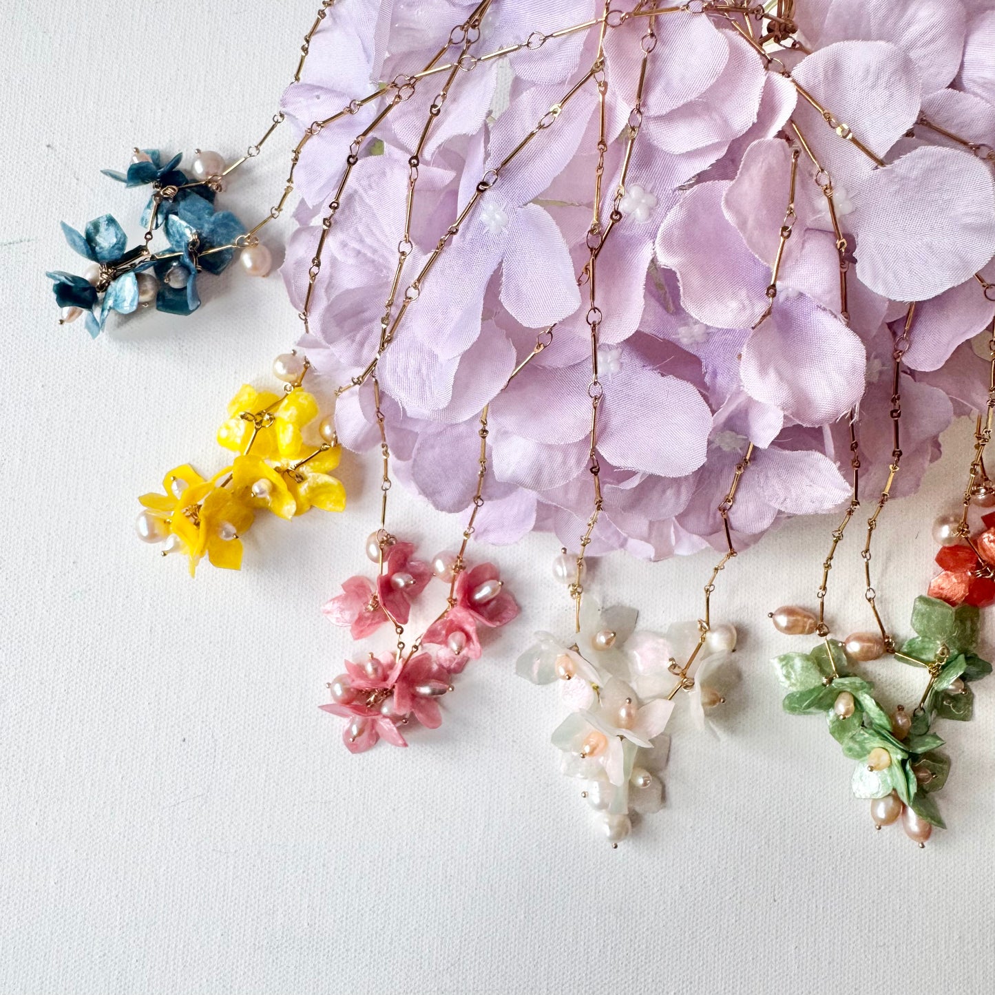 Lilac Fantasy Necklace - Lemon Drop -