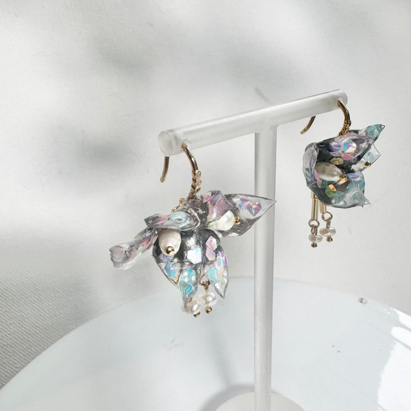 Fairy Prism Papillon Earrings - Stardust -